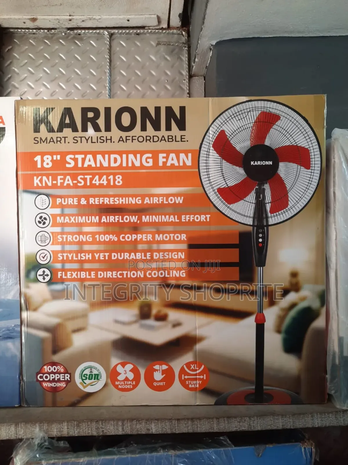 Karionn 18inch Stand Fan