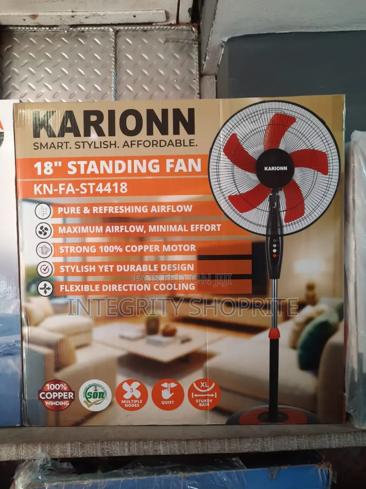 Karionn 18inch Stand Fan