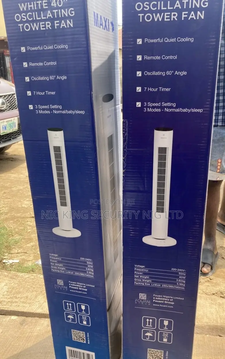 Oscillating Tower Fan