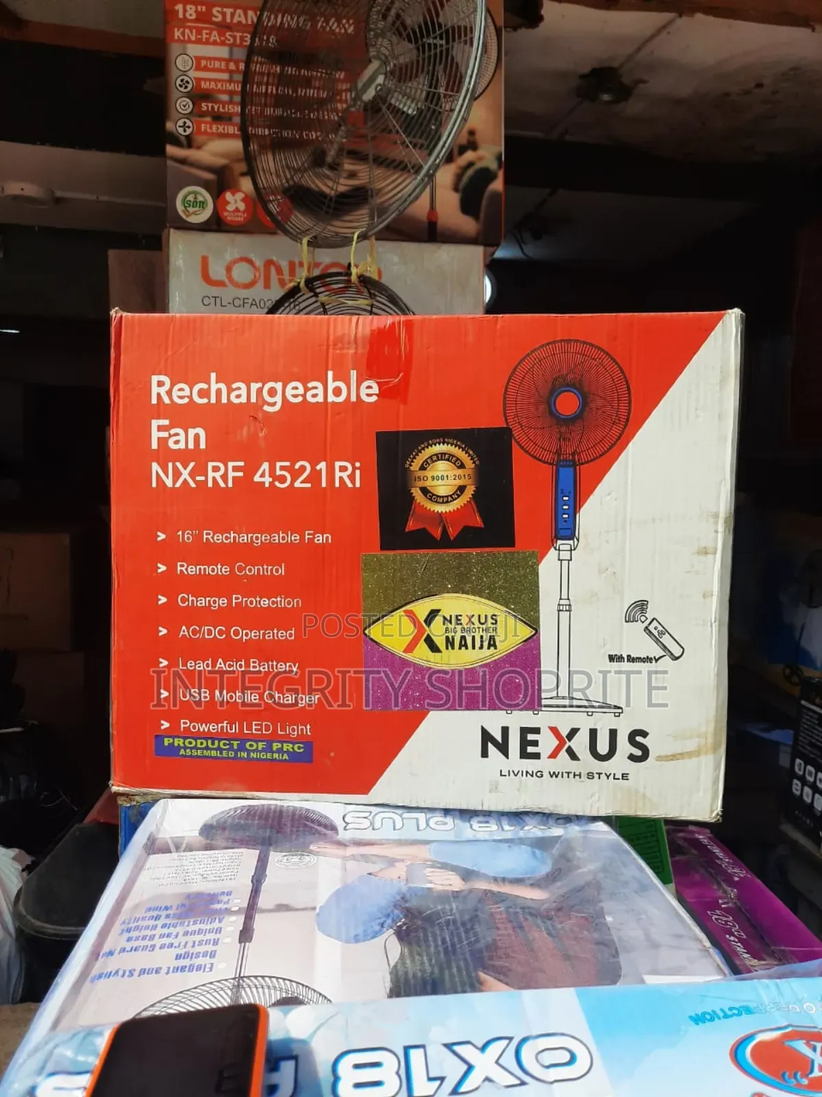 Nexus Rechargeable Fan