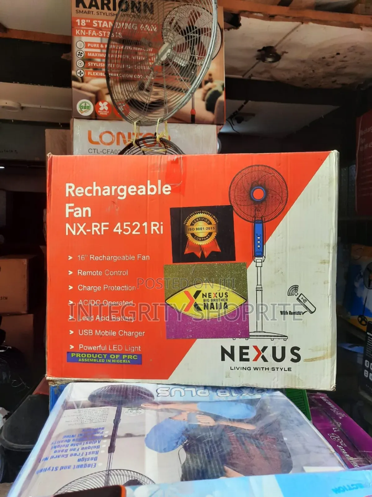 Nexus Rechargeable Fan