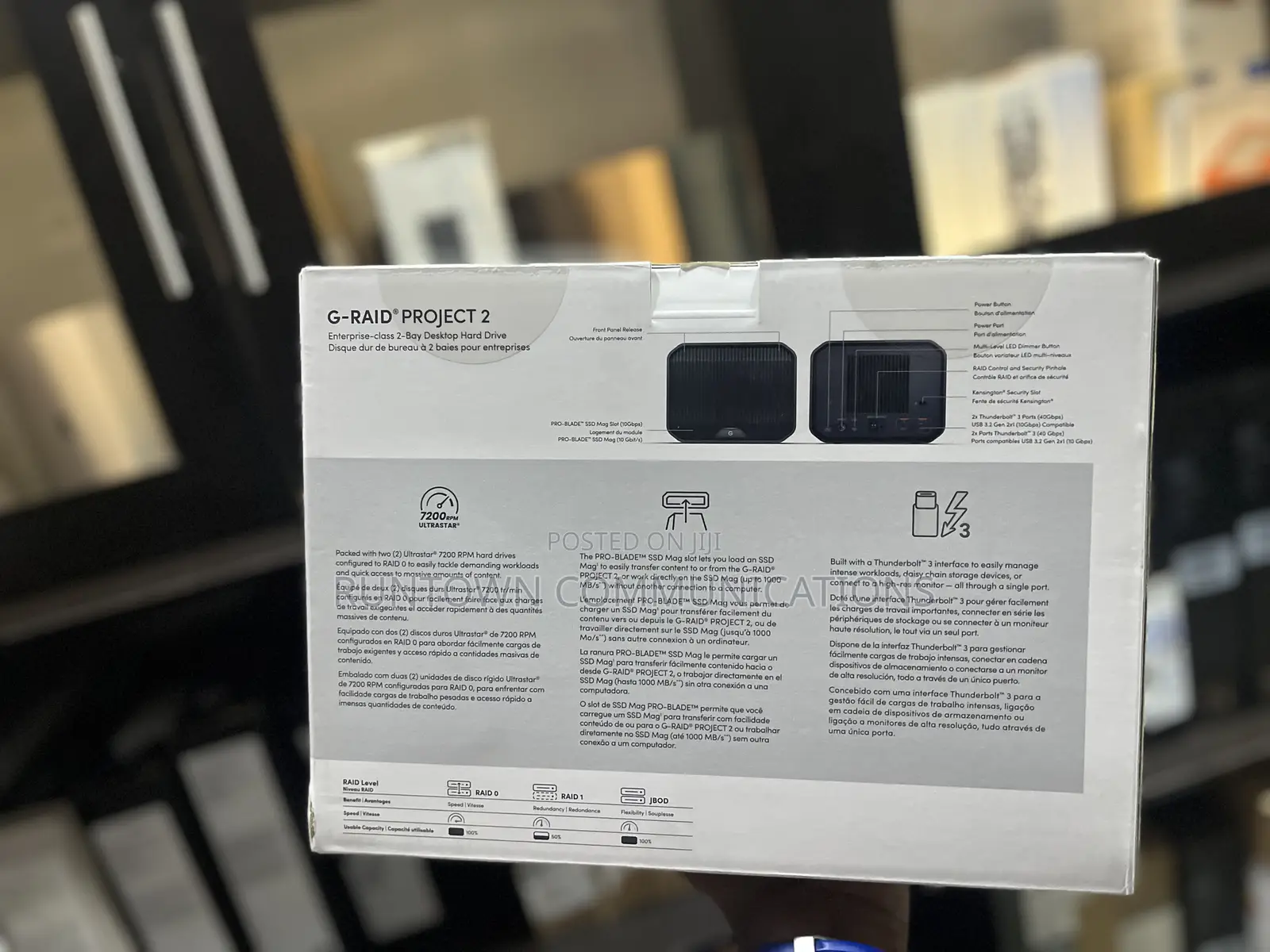 Sandisk Professional 36tb G-Raid Project 2 2-Bay Thunderbolt 3 Raid