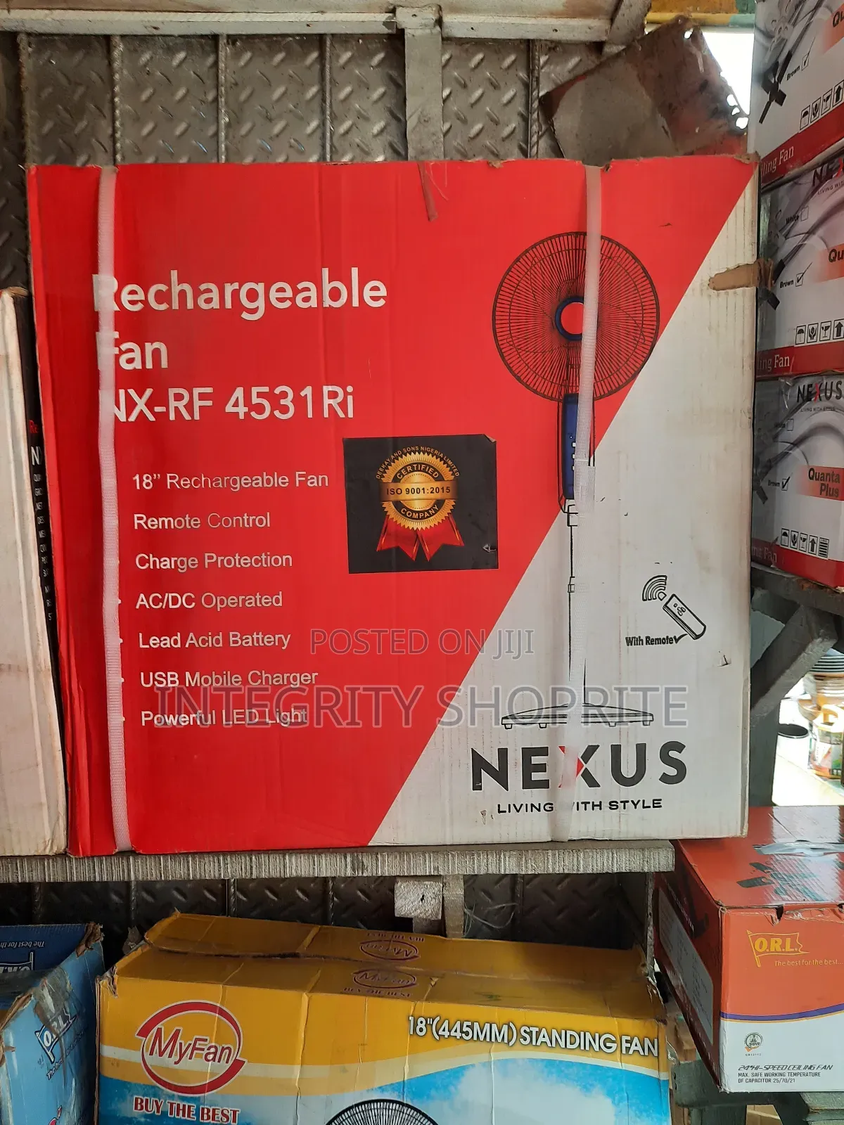 Nexus Rechargeable Fan