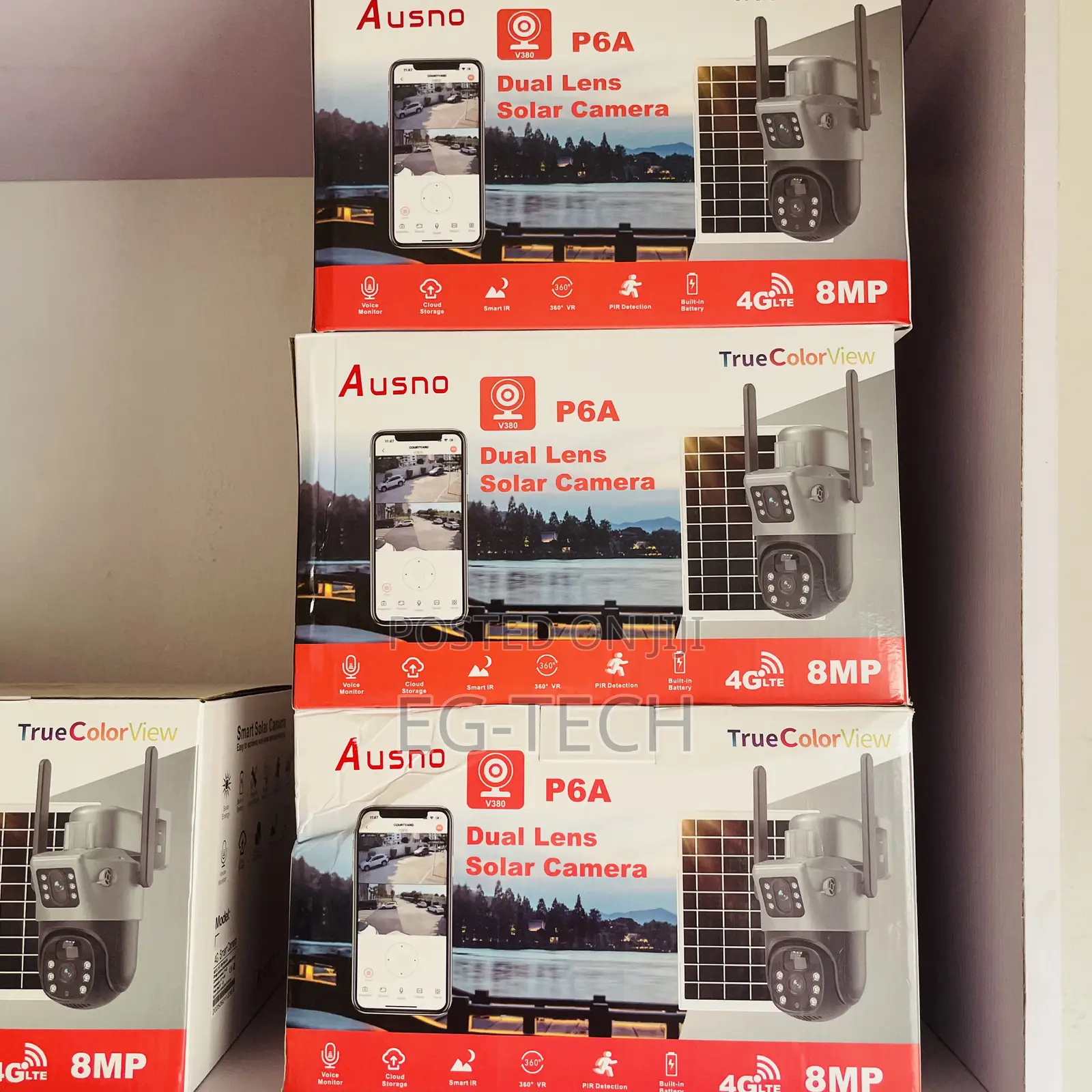 Dual Lens CCTV Camera (Payment on Delivery )