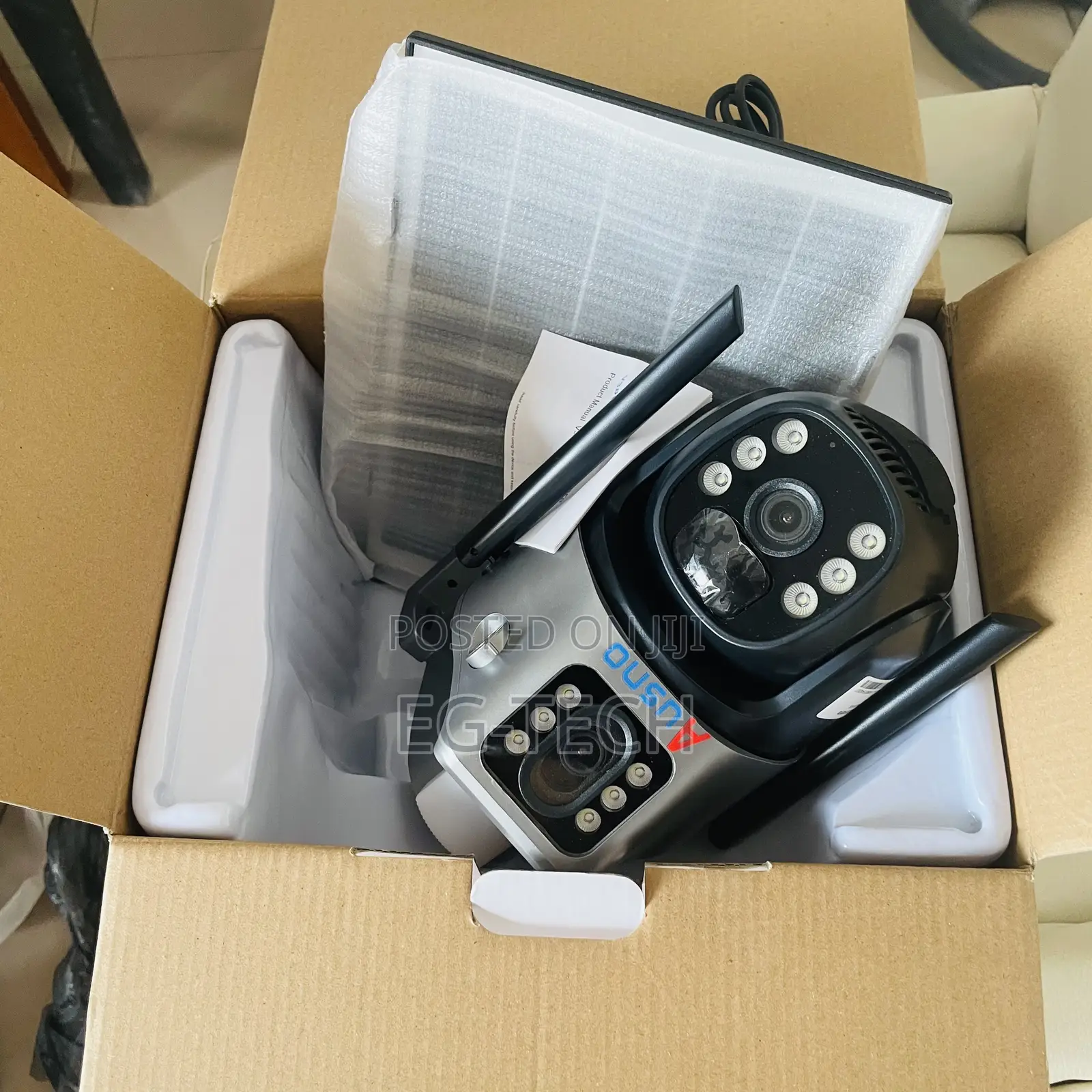 Dual Lens CCTV Camera (Payment on Delivery )