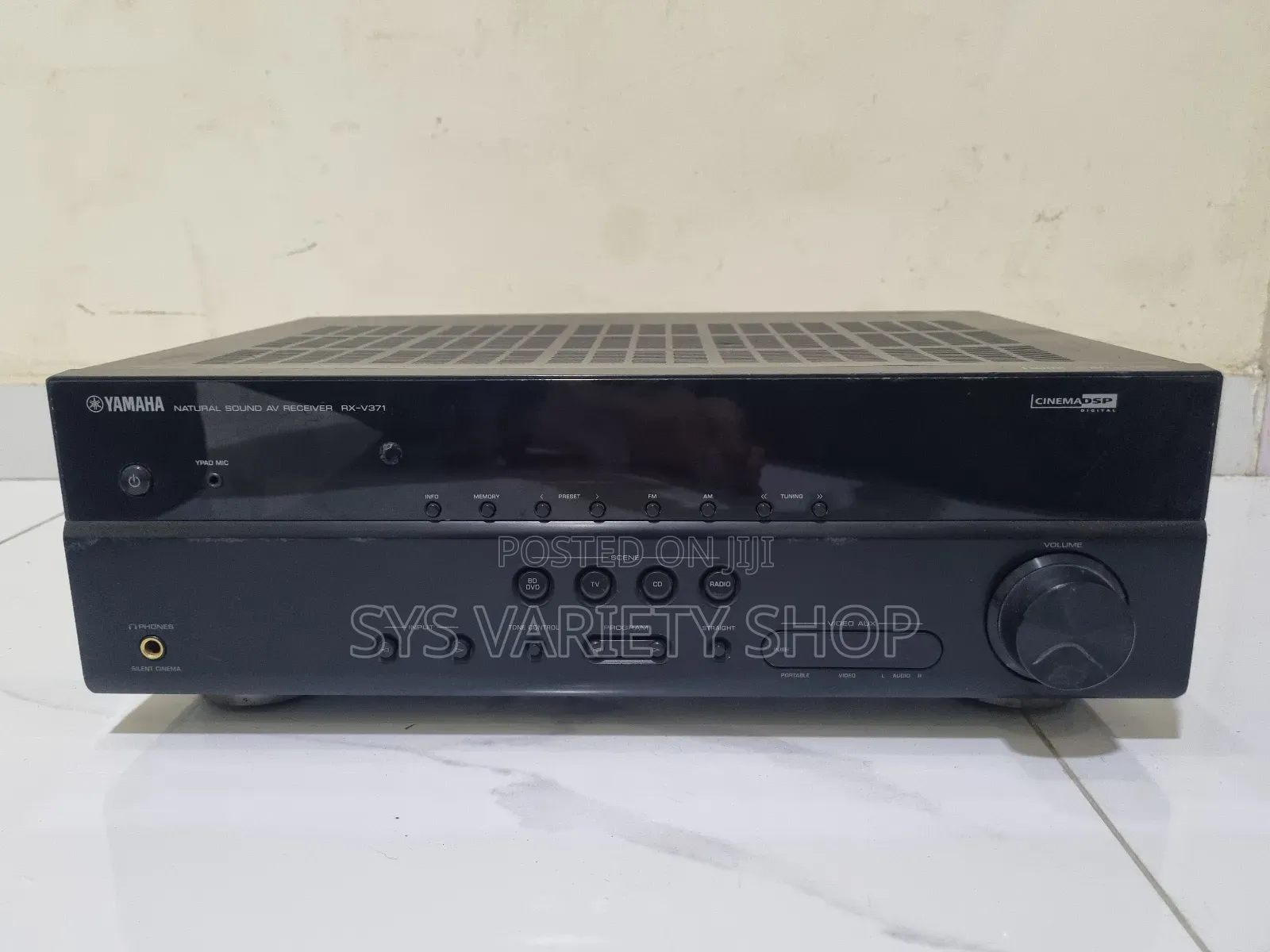Yamaha Rx-V371 Natural Sound Home Theater a/v Receiver 5.1 Hdmi -