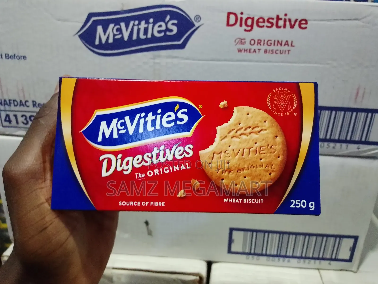 Mcvitie’S Digestive Biscuit 24×250g – Crunchy, High-fibre Biscuits