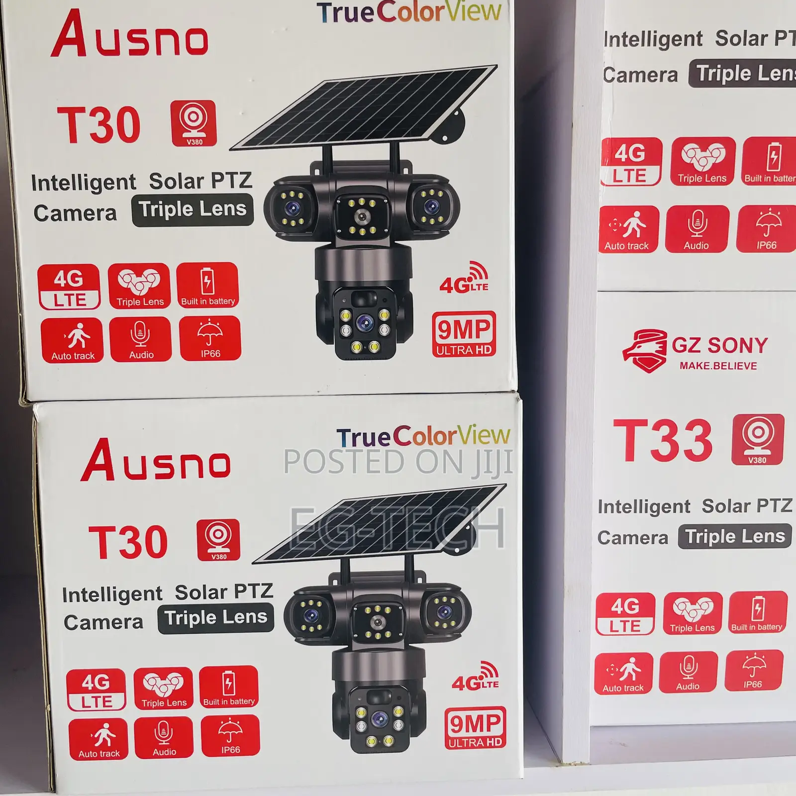3 Lens CCTV Camera (Payment on Delivery )