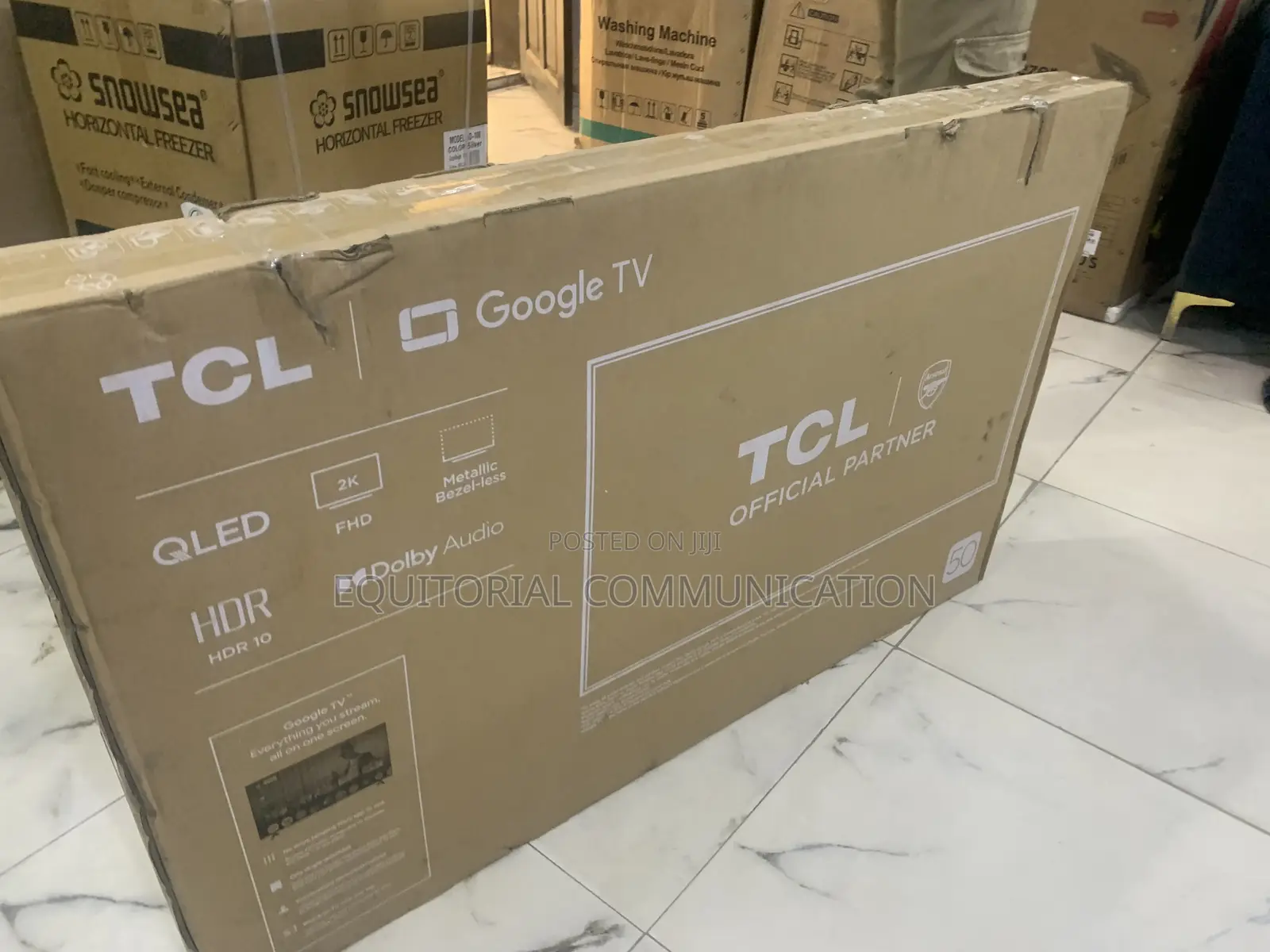TCL 50-Inch Qled Smart Tv With Dolby Vision