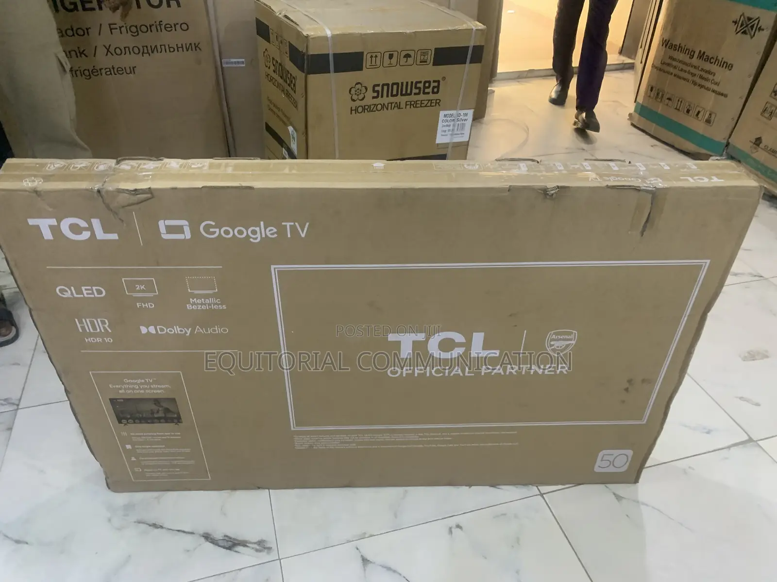 TCL 50-Inch Qled Smart Tv With Dolby Vision
