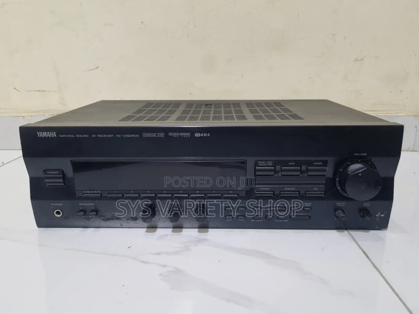Yamaha Rx V392rds Natural Sound Av Receiver