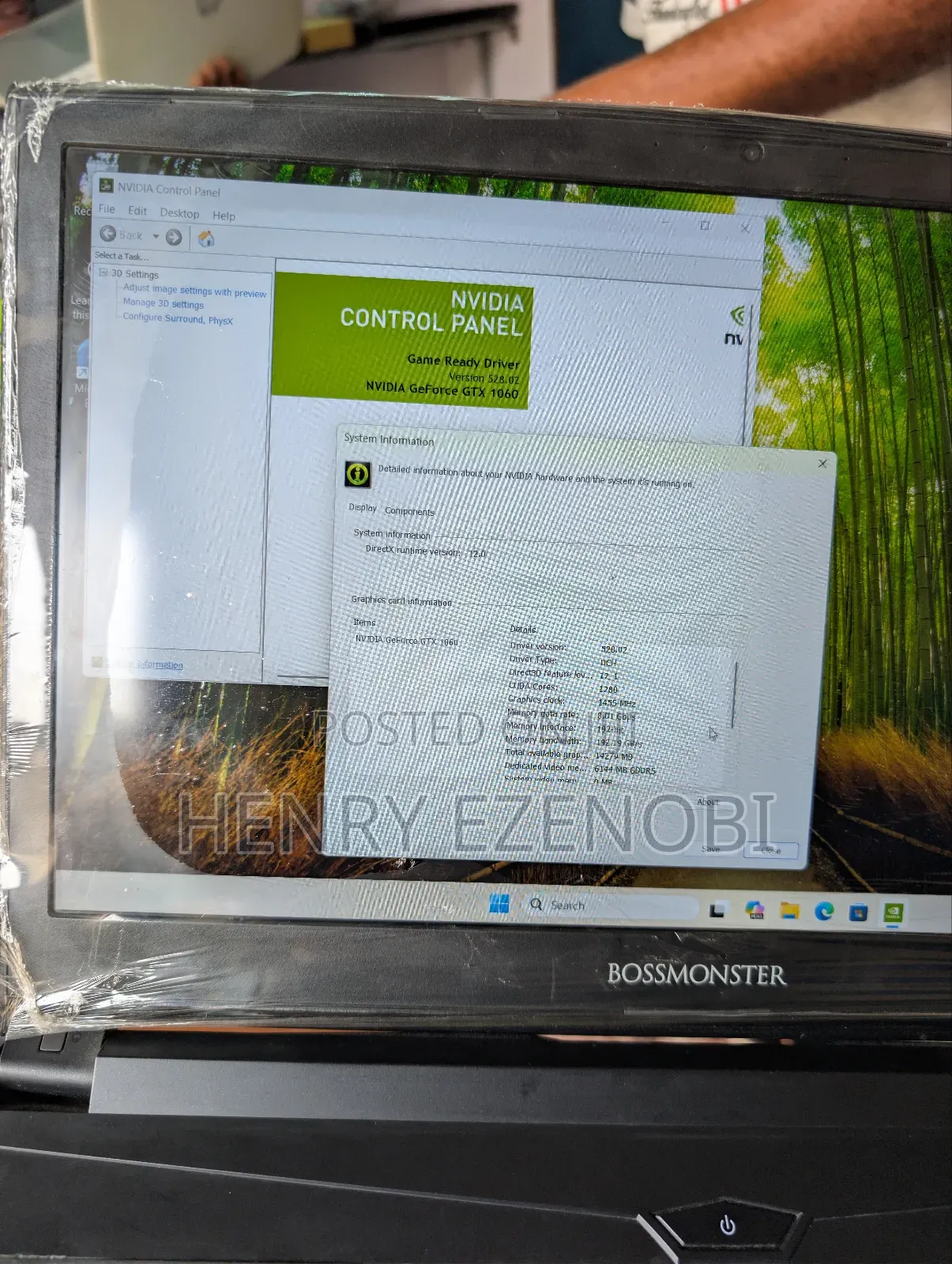 Laptop Clevo W370 16GB Intel Core i7 HDD+SSD 256GB
