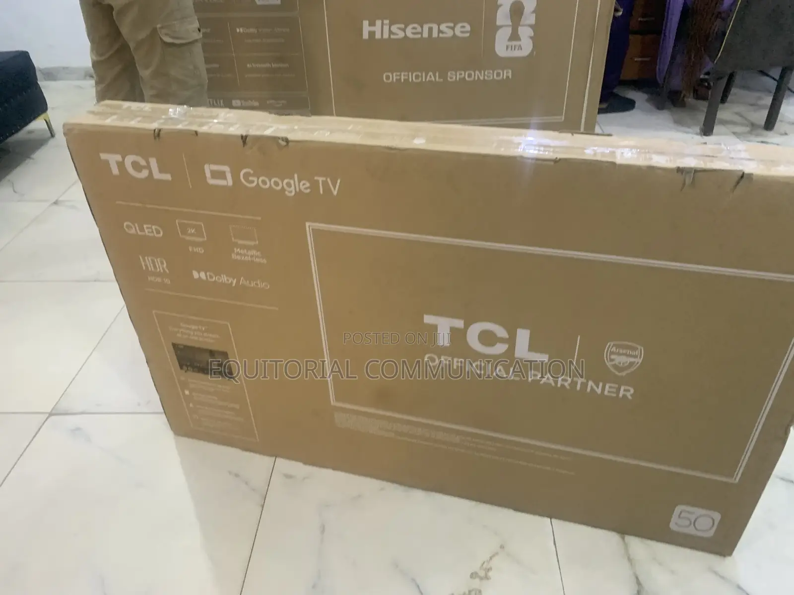 TCL 50” Premium Qled Google Tv