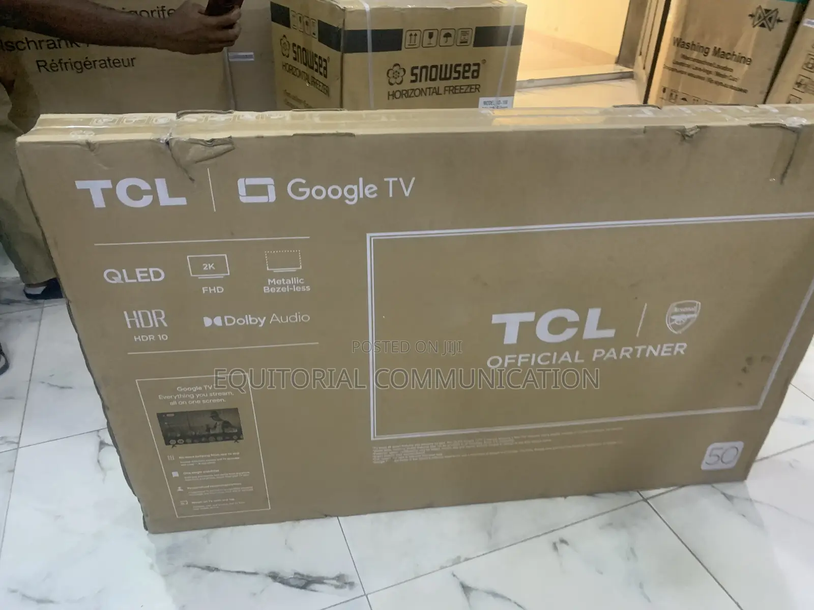 TCL 50” Premium Qled Google Tv