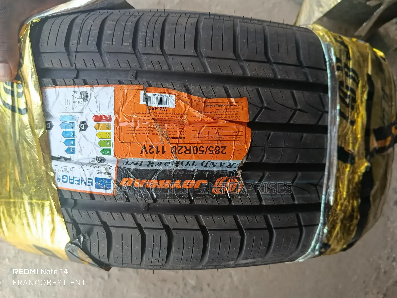 285/50r20 Joyroad Tire