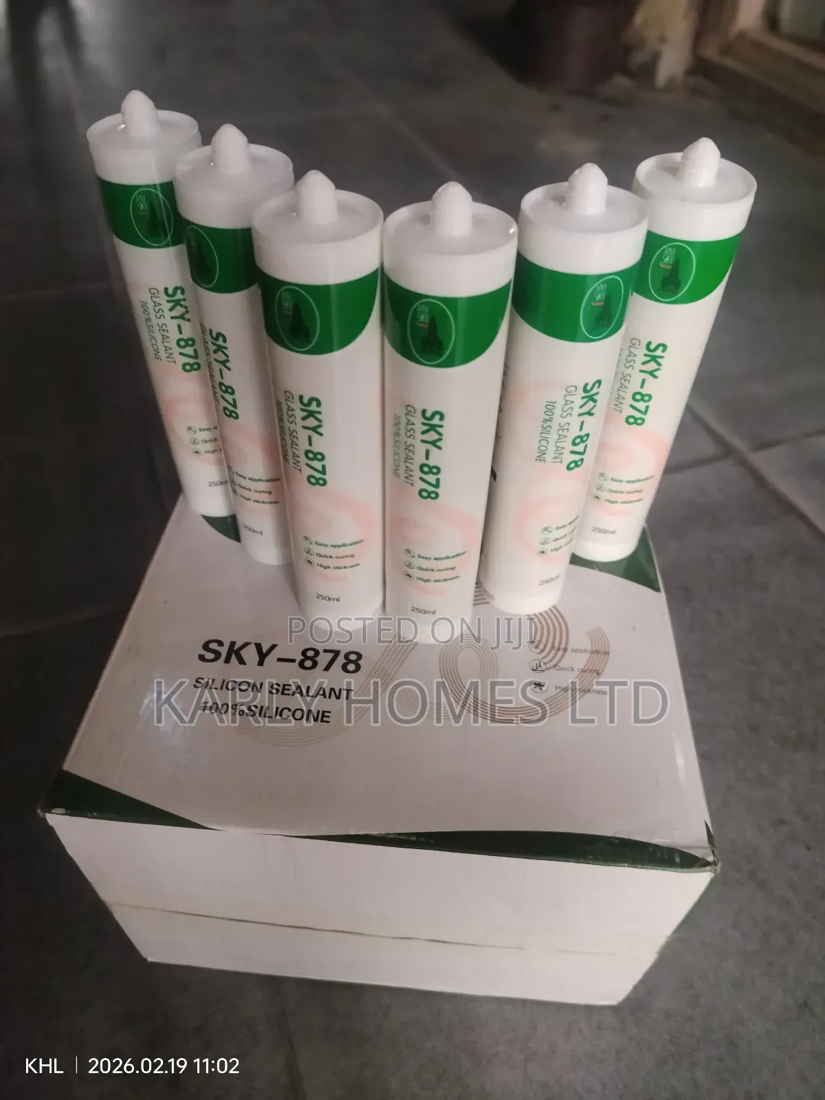 *Sky-878 Glass Sealant – 100% Silicone*| *Strong. Flexible. Reliable.*