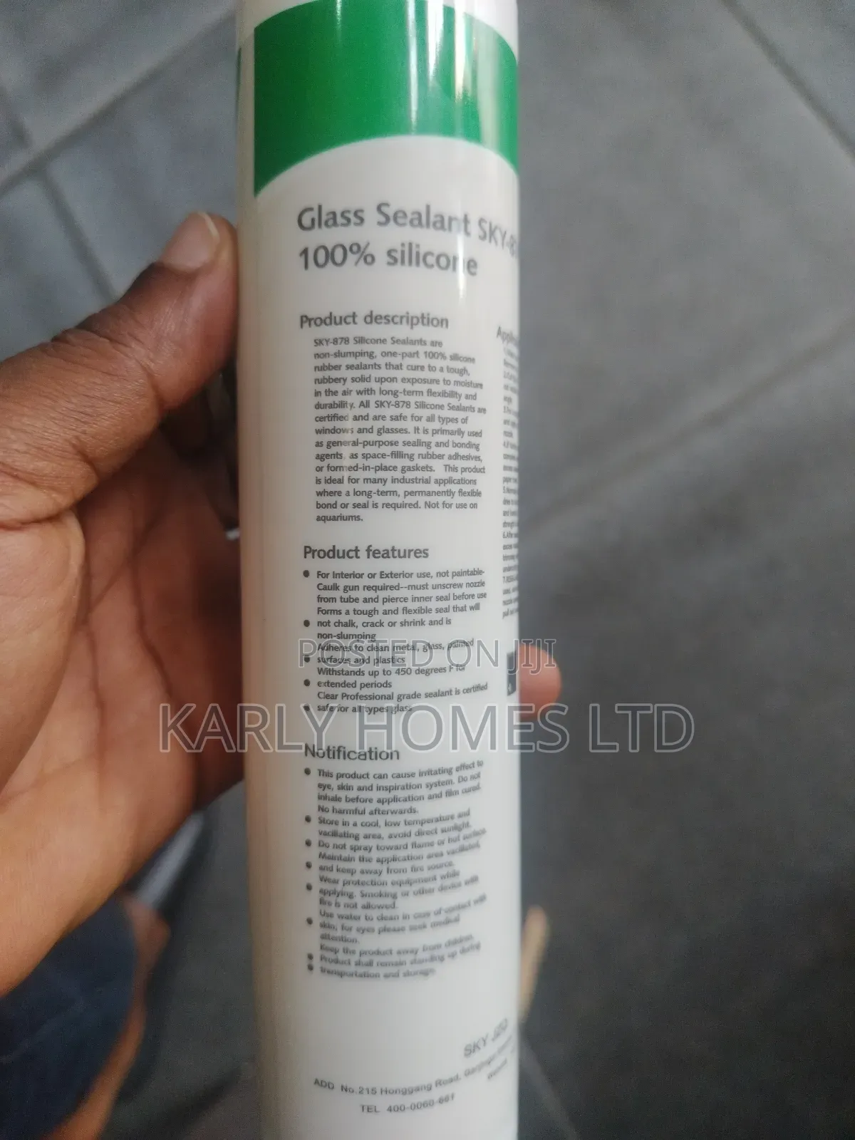 *Sky-878 Glass Sealant – 100% Silicone*| *Strong. Flexible. Reliable.*