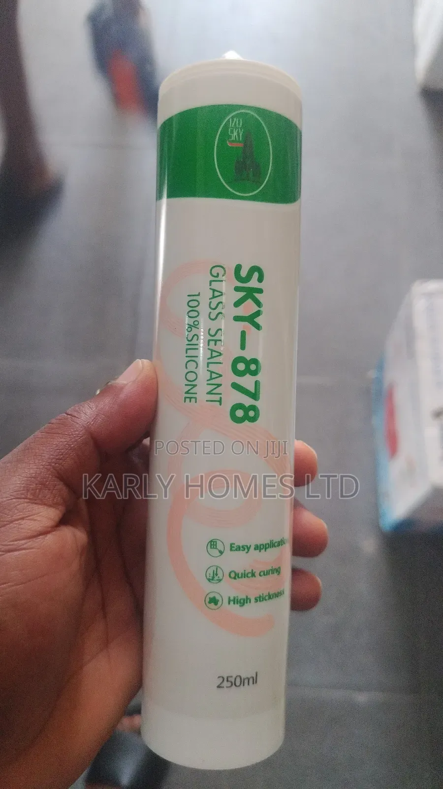 *Sky-878 Glass Sealant – 100% Silicone*| *Strong. Flexible. Reliable.*