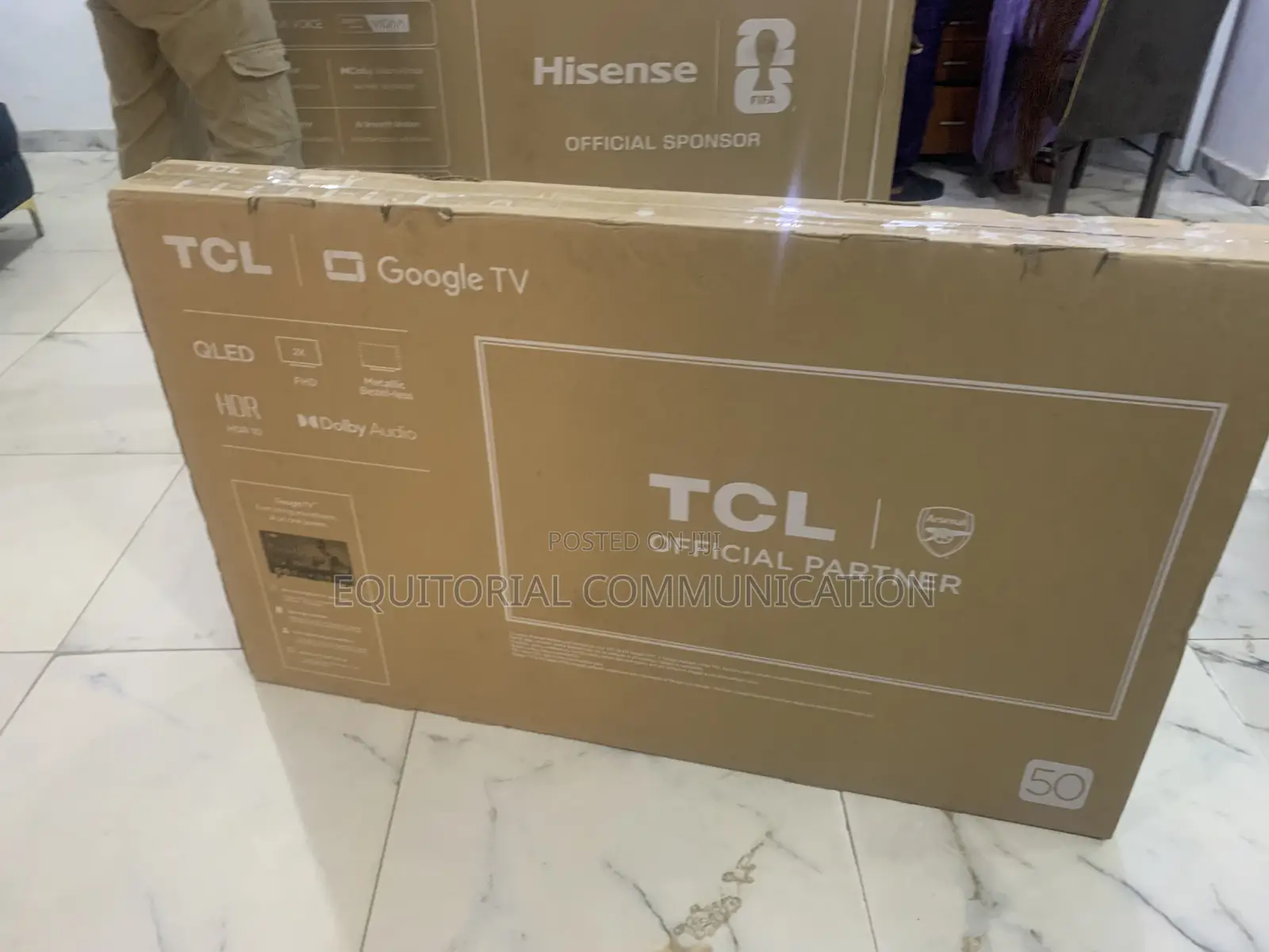 TCL 50” Theater Experience Qled Tv