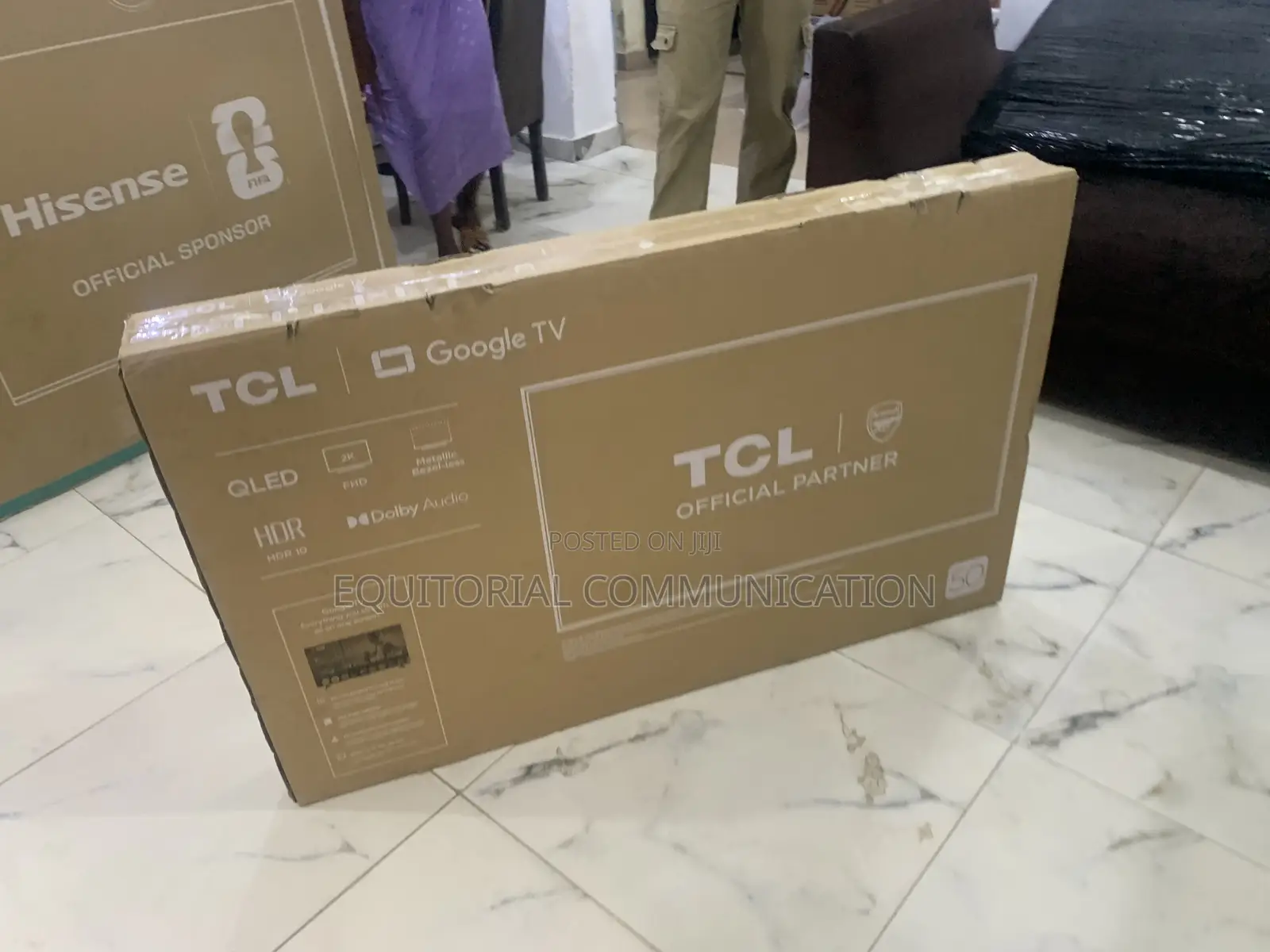 TCL 50” Theater Experience Qled Tv