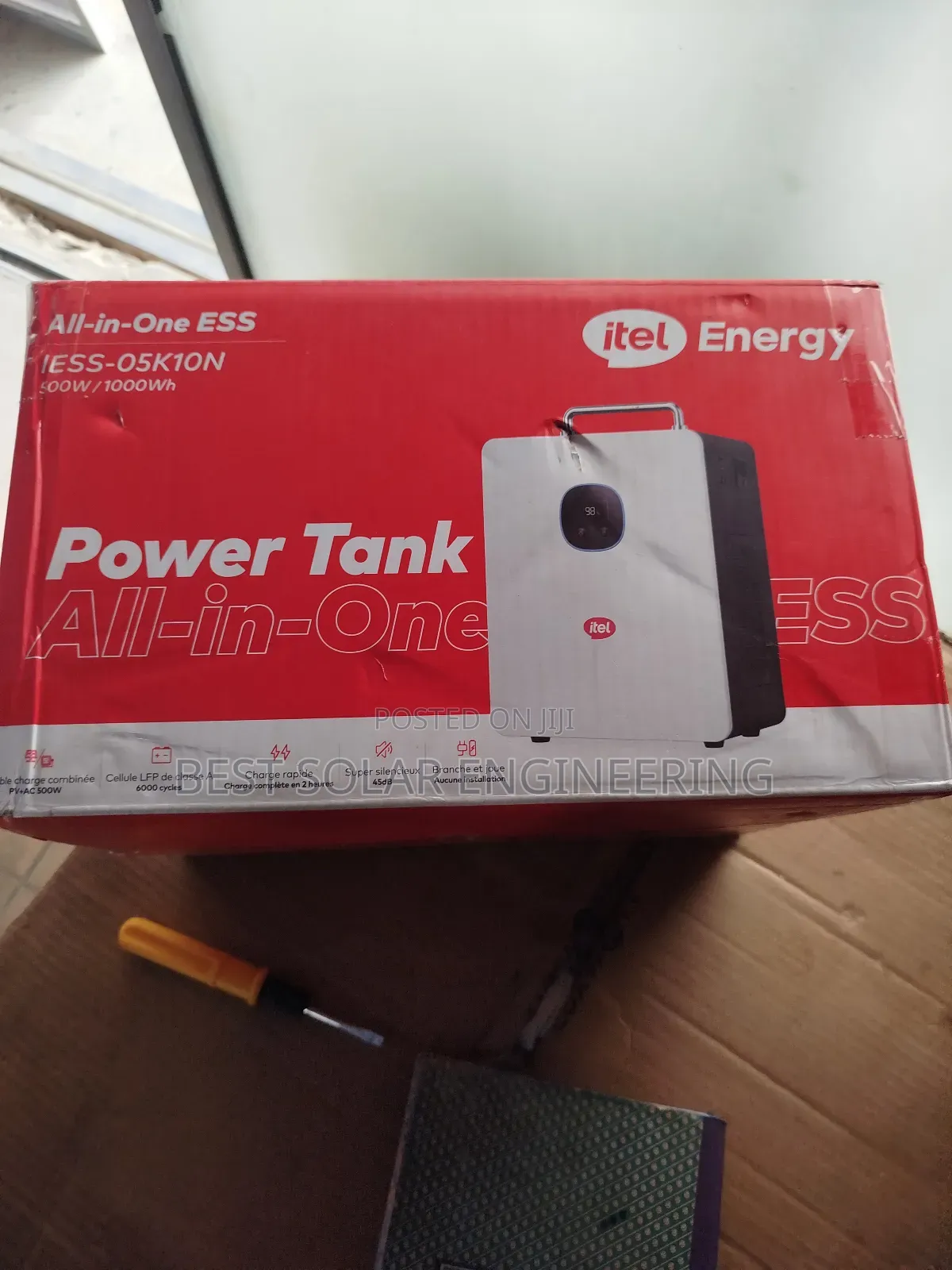 500w With 1kwh Lithium Battery Itel Power Tank