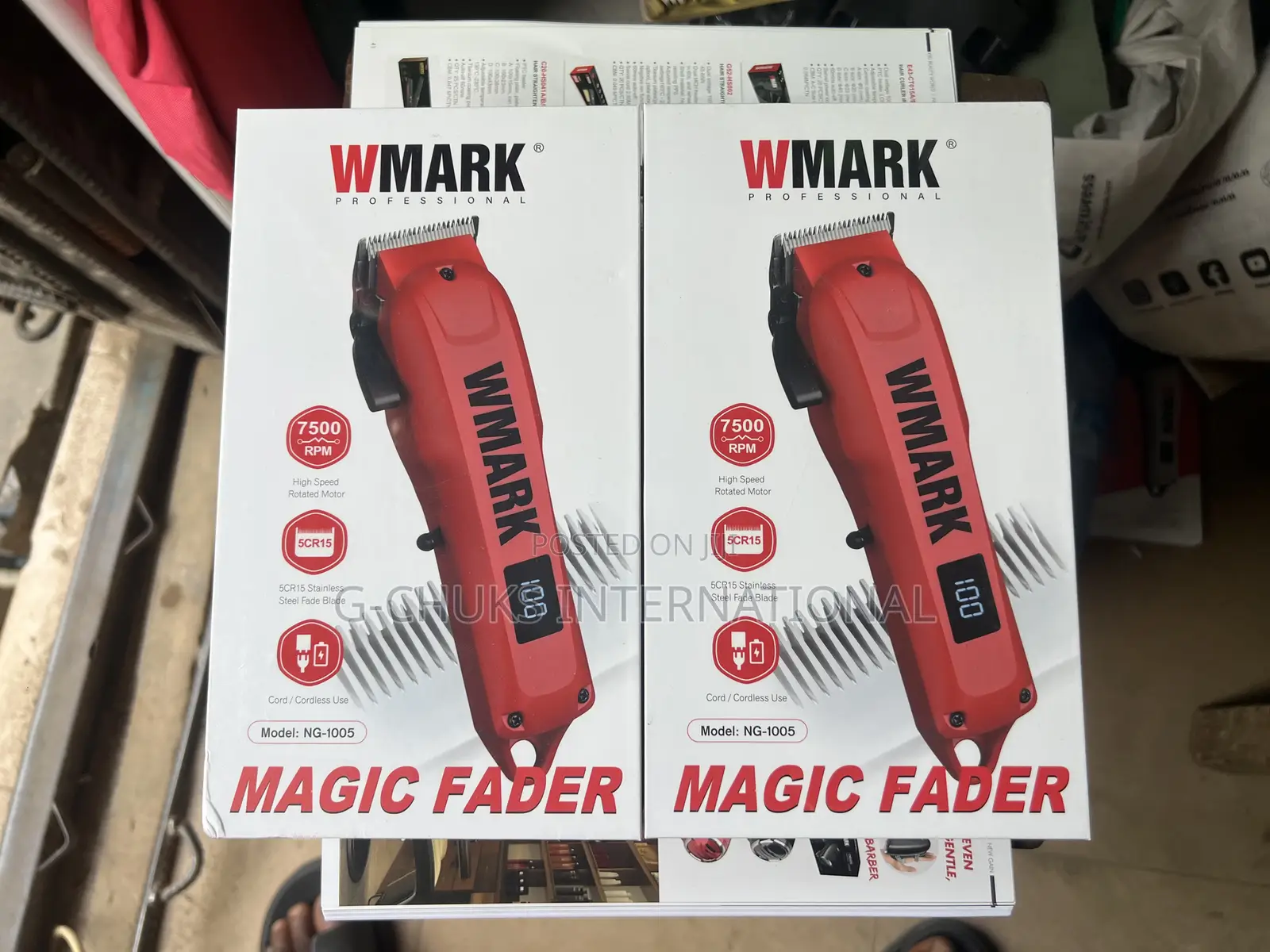 Wmark Ng-1005 Salon Series 7500 RPM Motor Blade, Hair Clipper