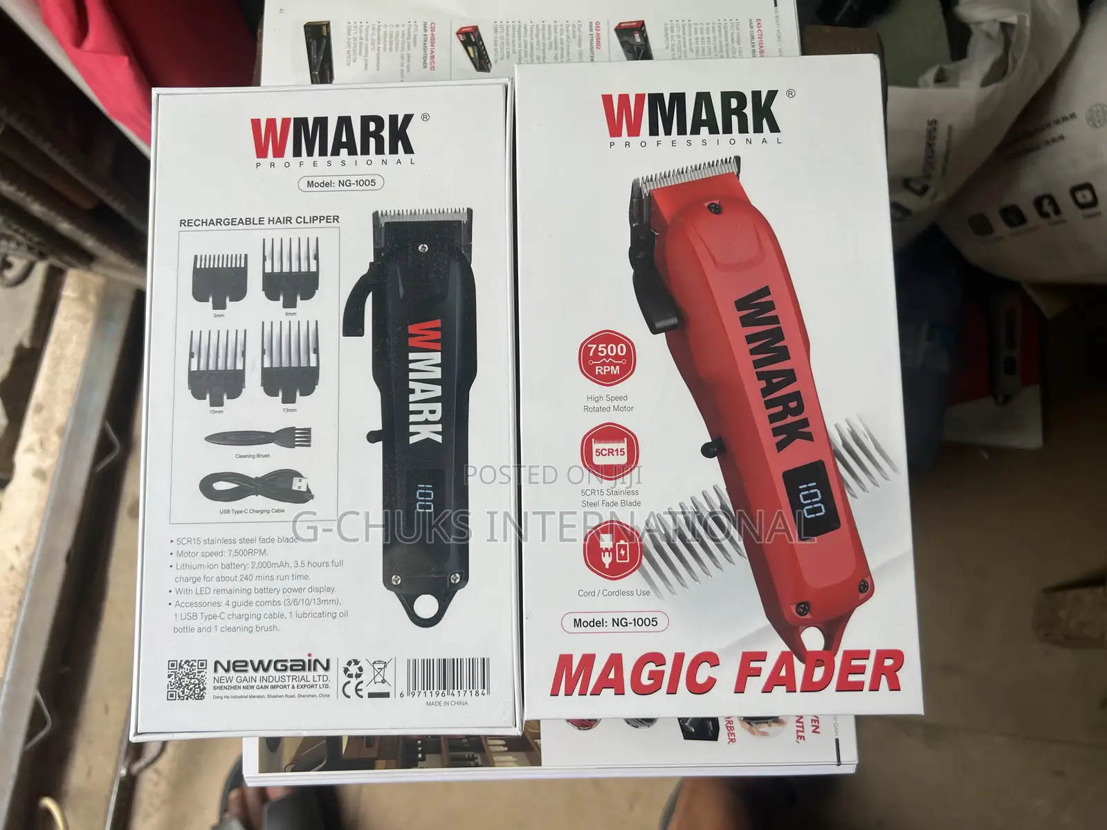 Wmark Ng-1005 Salon Series 7500 RPM Motor Blade, Hair Clipper