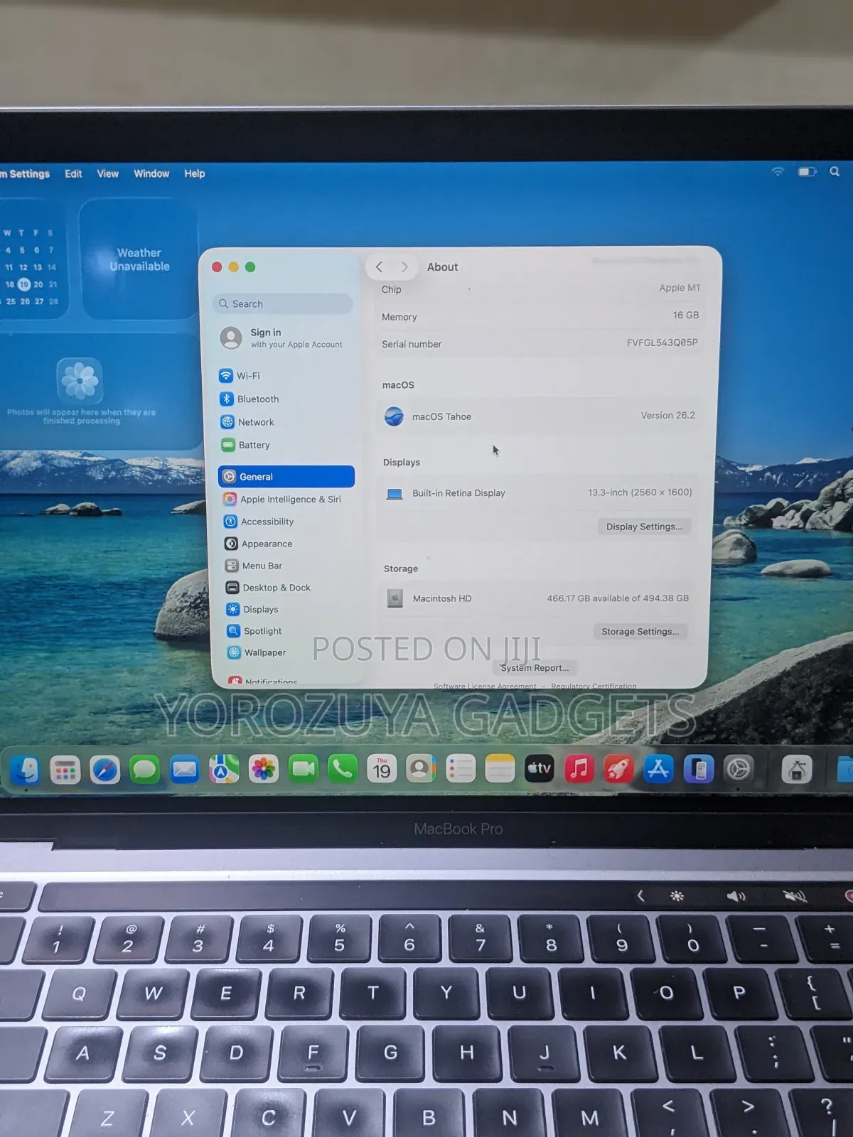Laptop Apple MacBook Pro 2020 16GB Apple M1 SSD 512GB