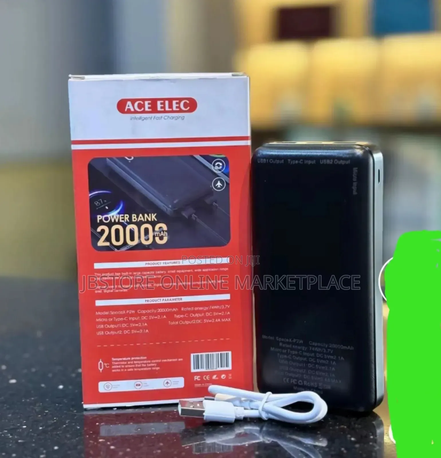 20000mah Original Fast Charging Universal Ultra Slim Power Bank