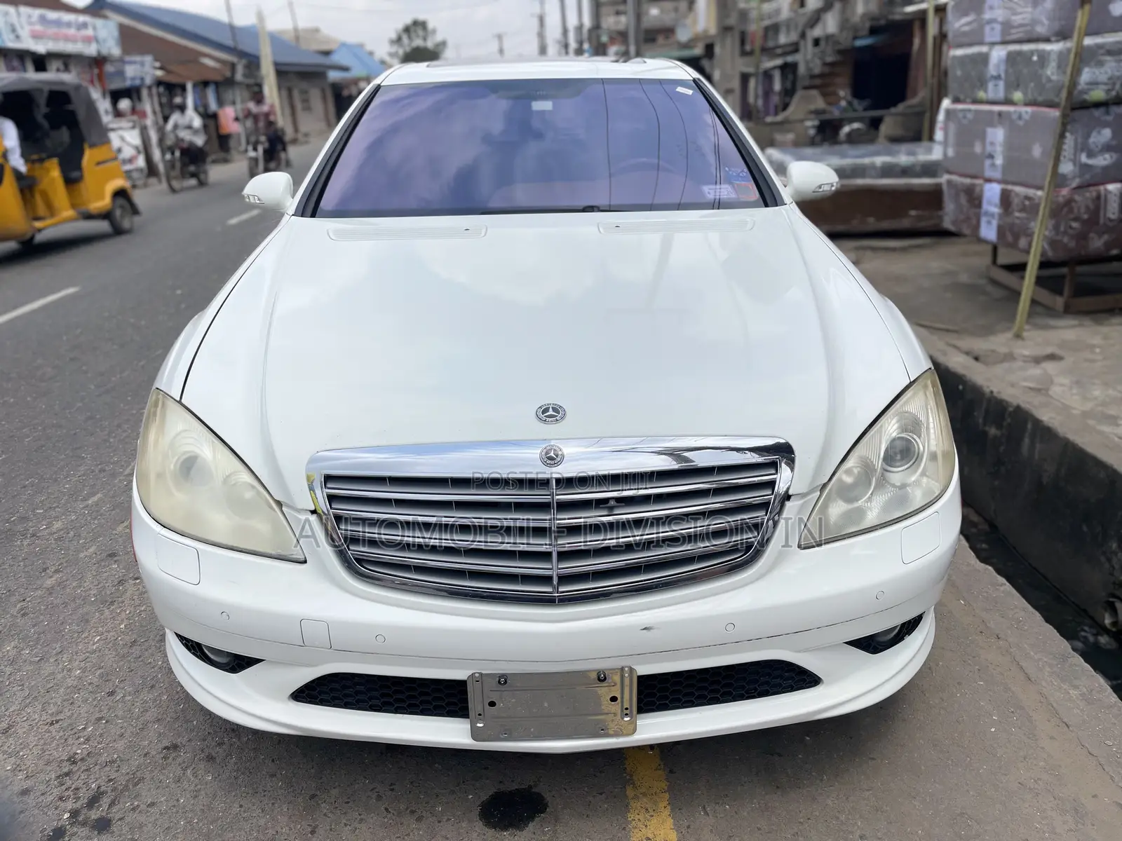 Mercedes-Benz S-Class S 550 2008 White