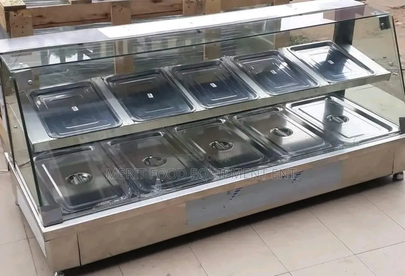 5-Plate Up and Down Food Display Warmer