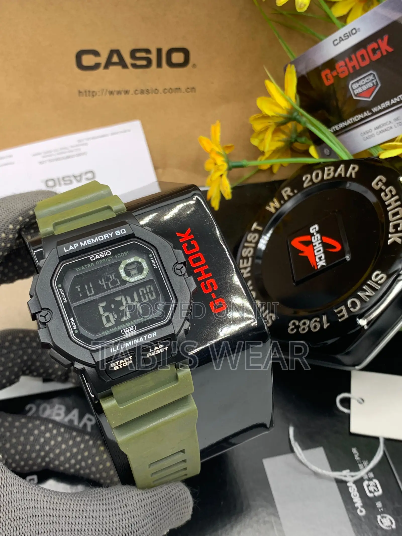 G-Shock Rubber Wristwatch