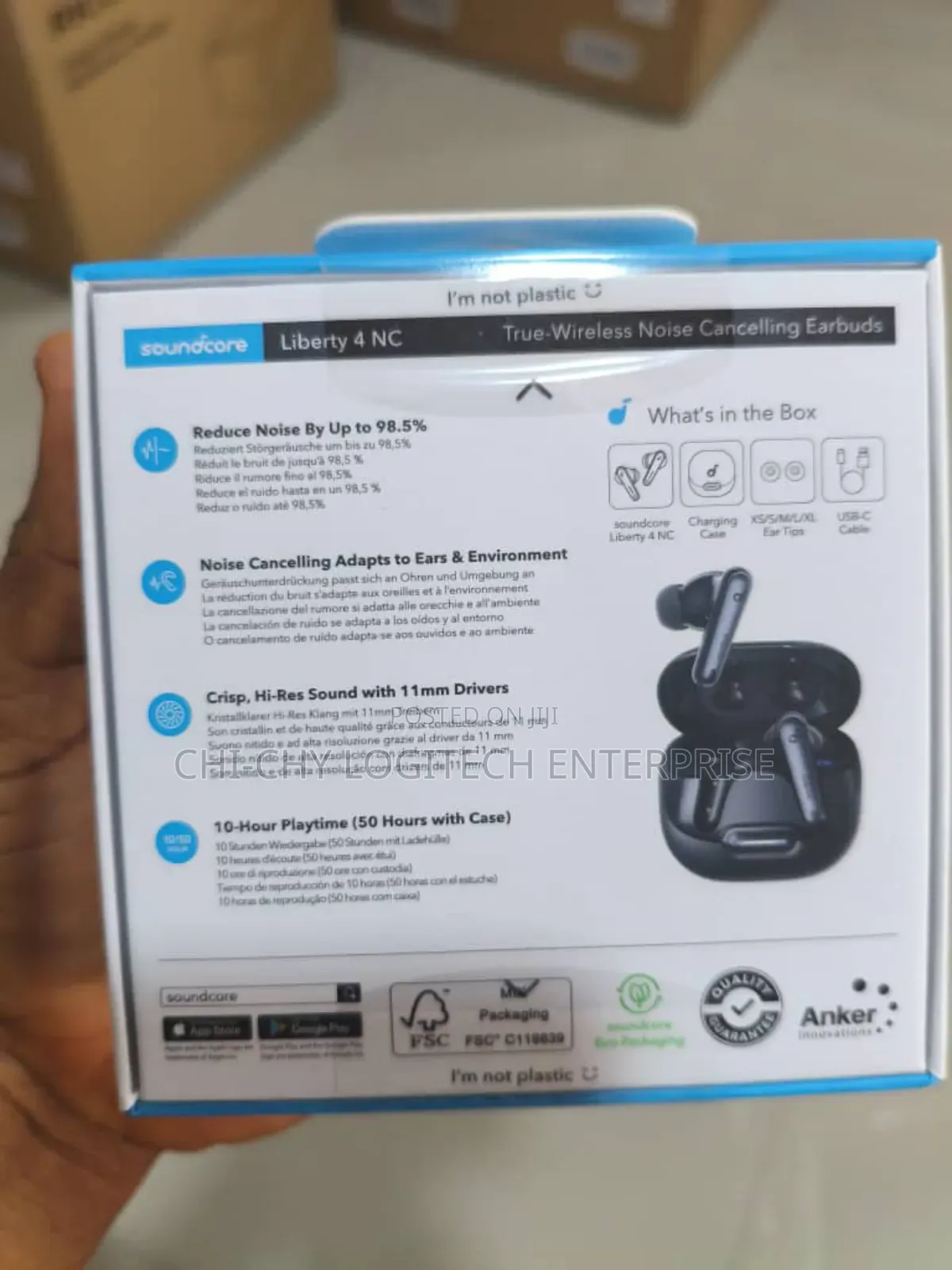 Soundcore Liberty 4 Nc Anc True Wireless Earbuds
