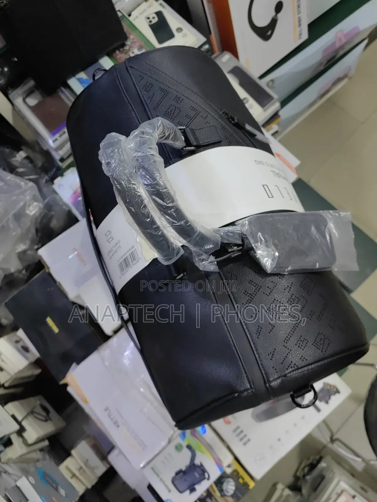 Levelo Carryall Pu Leather Duffle Bag