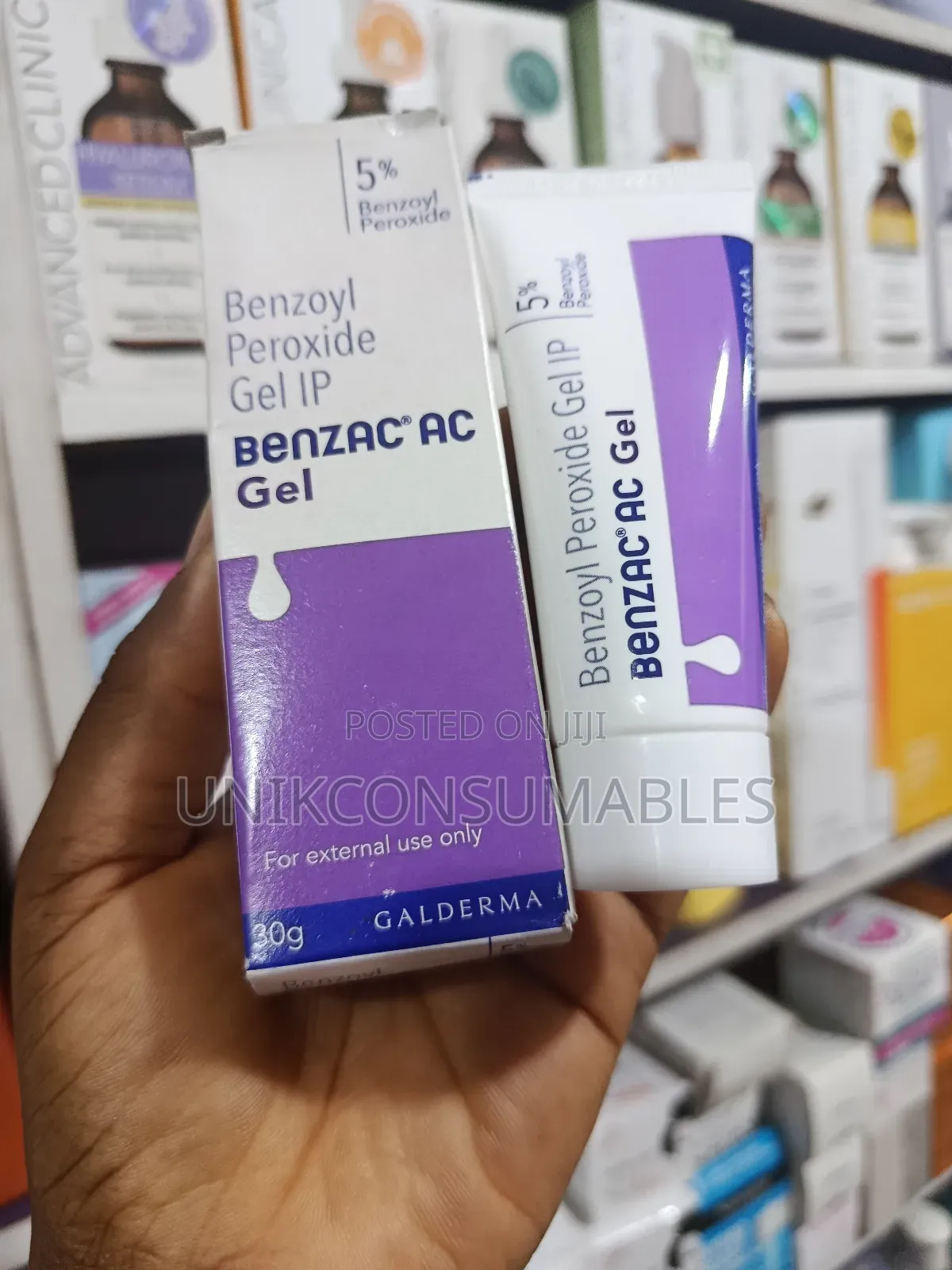 Benzac 5% Benzoyl Peroxide Acne Gel 30g