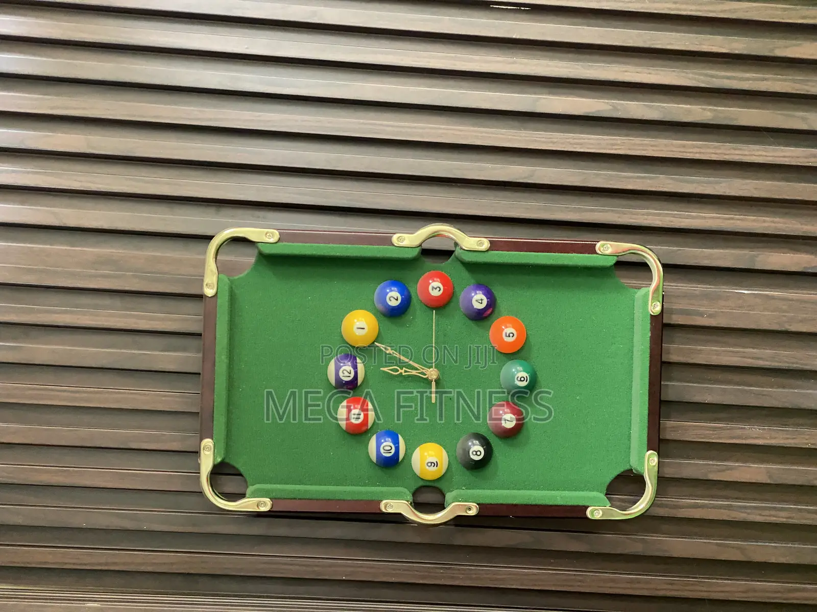 Snooker Board Themed Clock