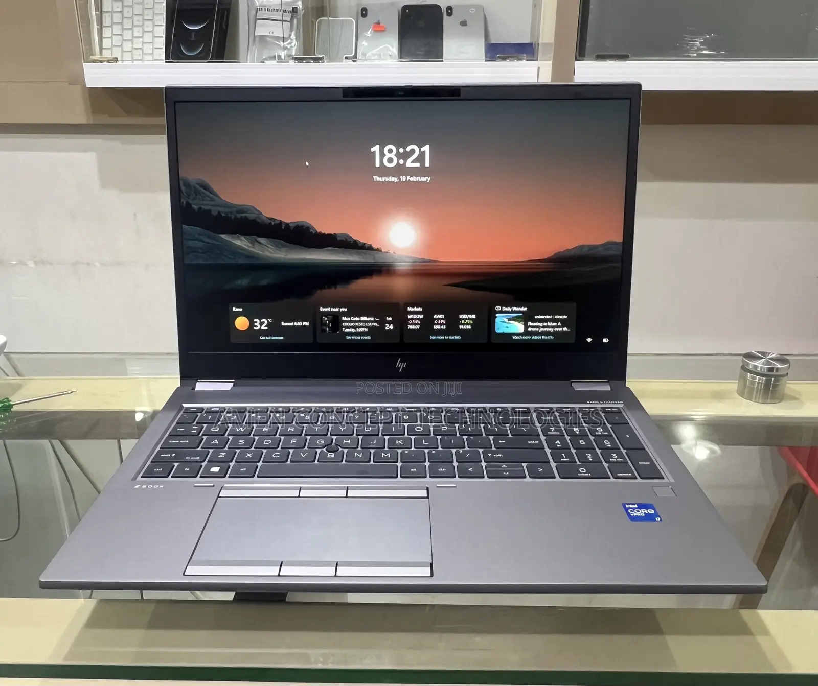 Laptop HP ZBook Fury 15 G8 32GB Intel Core i7 SSD 1T