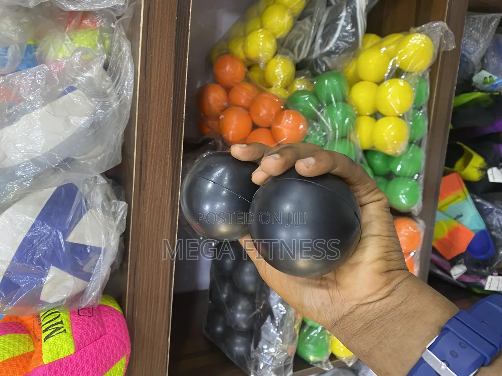 Black Colored Stress Balls Balls