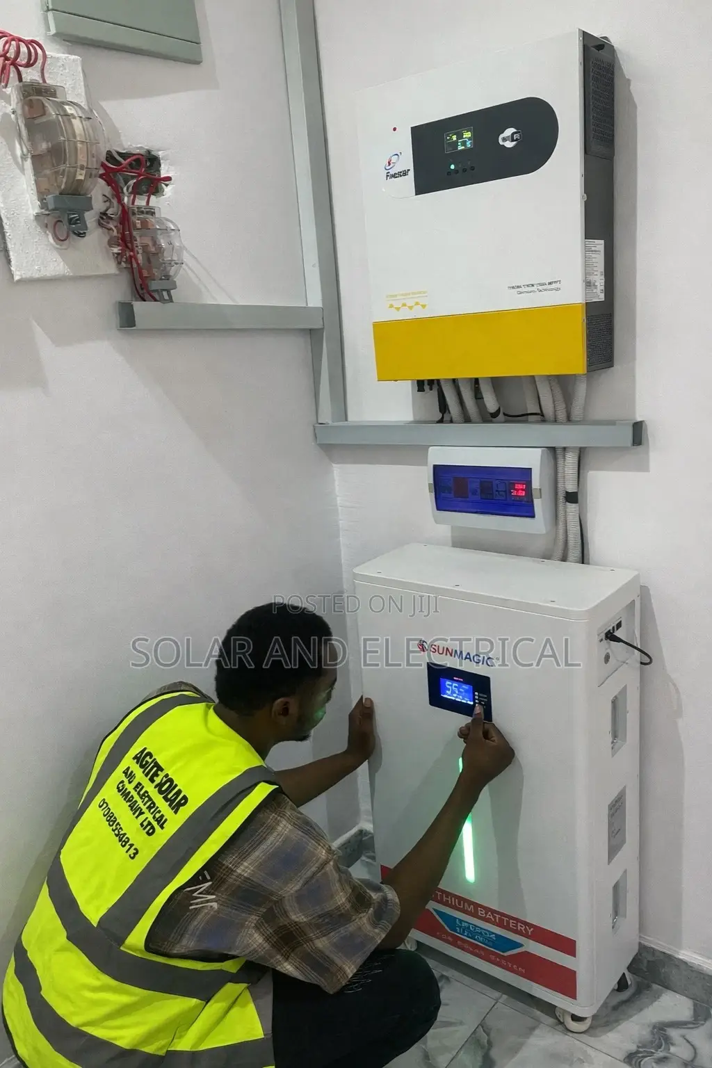 11kva Solar + 15kwh Lithium – Complete Setup Installation