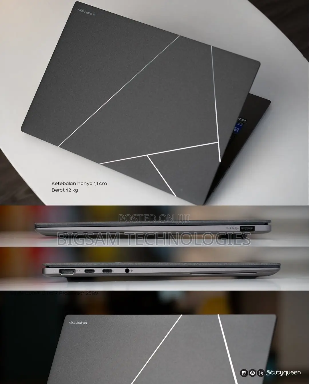 New Laptop Asus Zenbook Duo 14 16GB Intel Core i7 SSD 1T