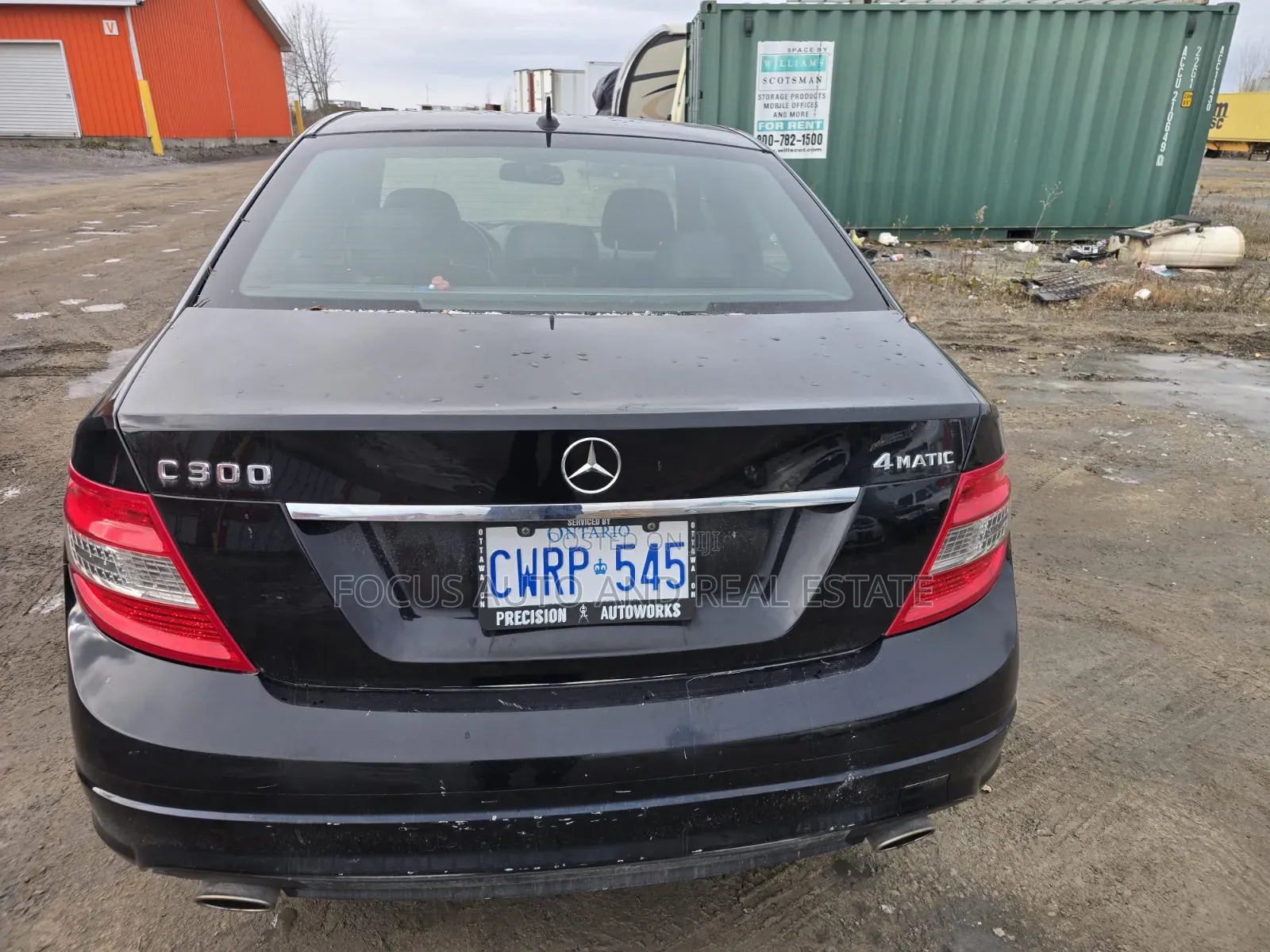 Mercedes-Benz C300 Sport 4Matic Sedan AWD (3.0L 6cyl 7A) 2010 Black