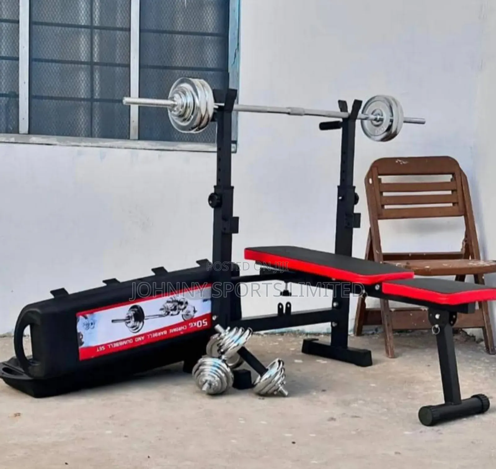 Weight Bench With 50kg Weight