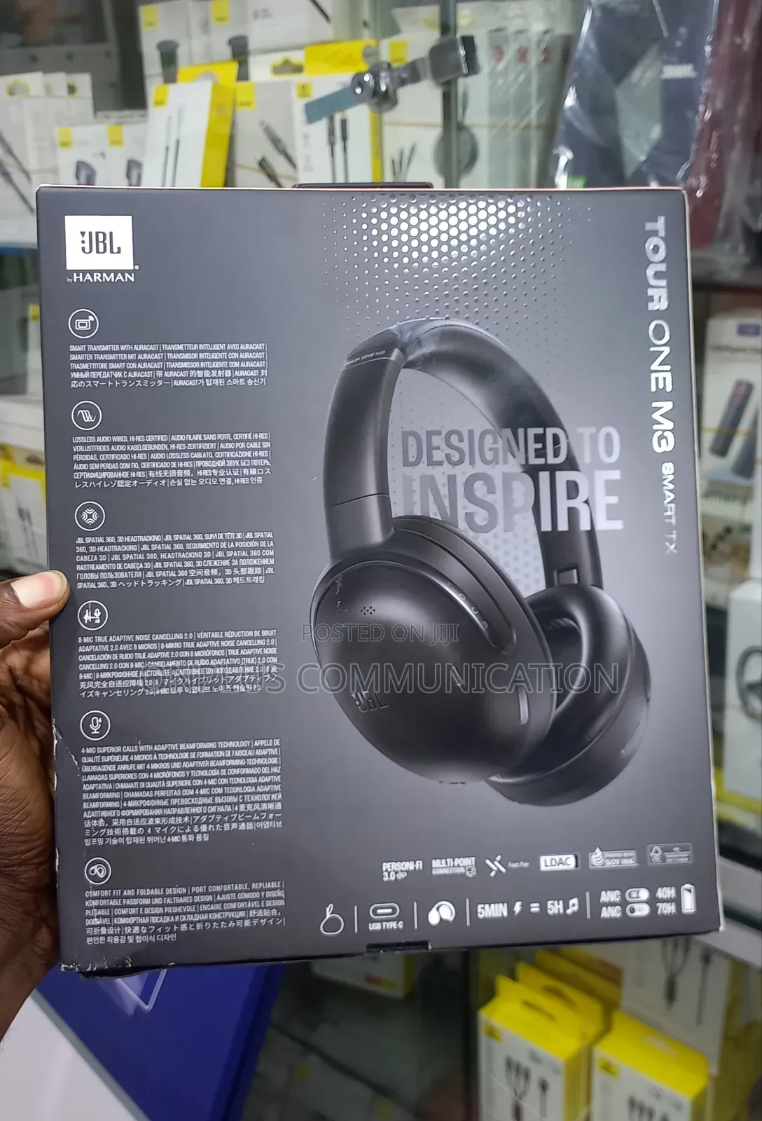 JBL Tour One M3 Wireless Noise-Canceling Headphones