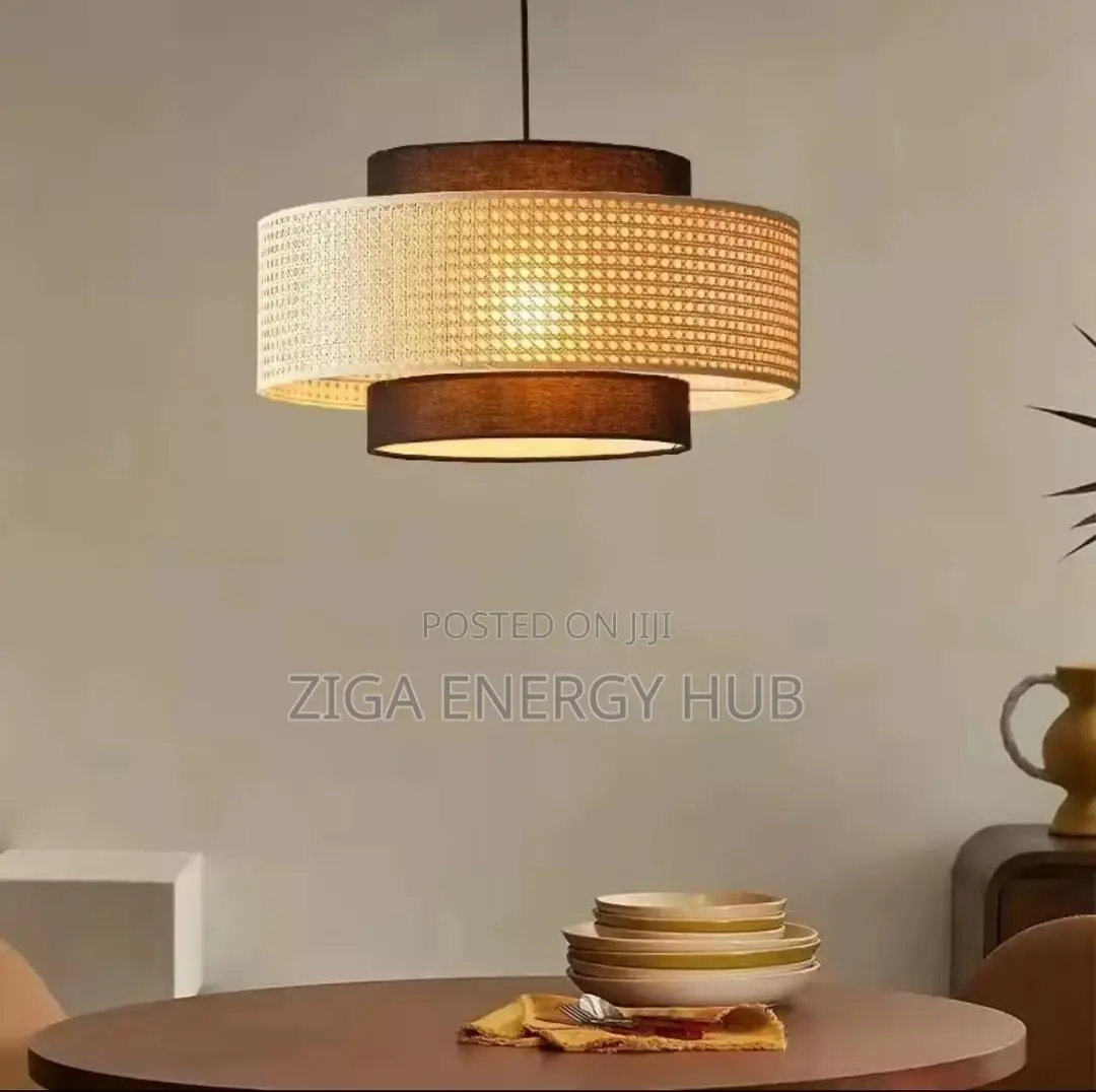 Rattan Pendant Drop Light