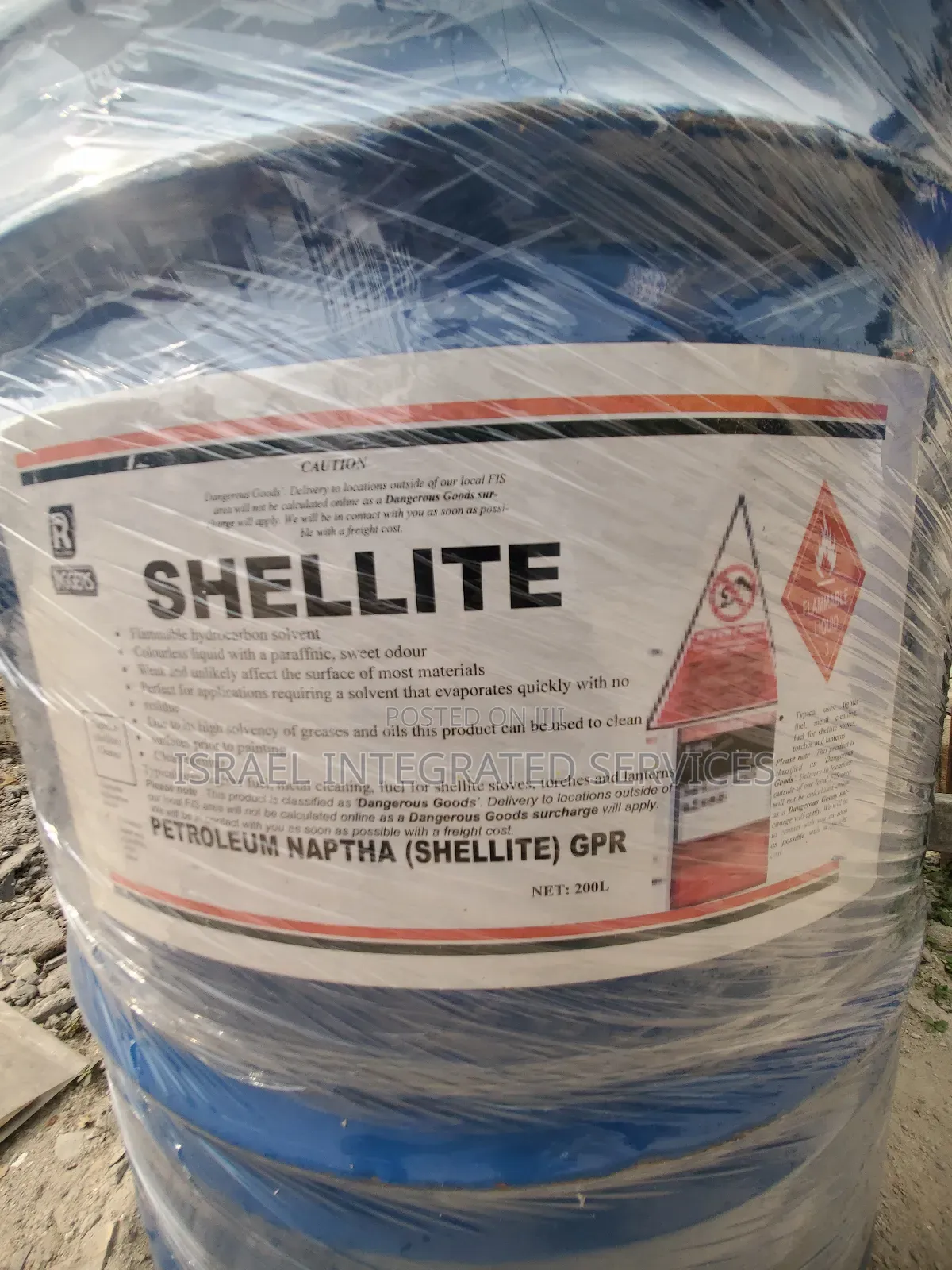 Shellite Hydrocarbon Solvent 200ltrs 1 Drum