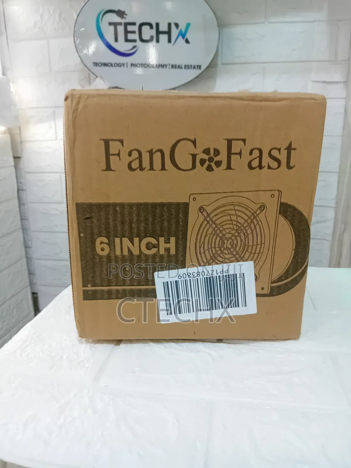 6 Inch/150mm Kitchen Exhaust Fan 525m3/H Metal Extractor Fan