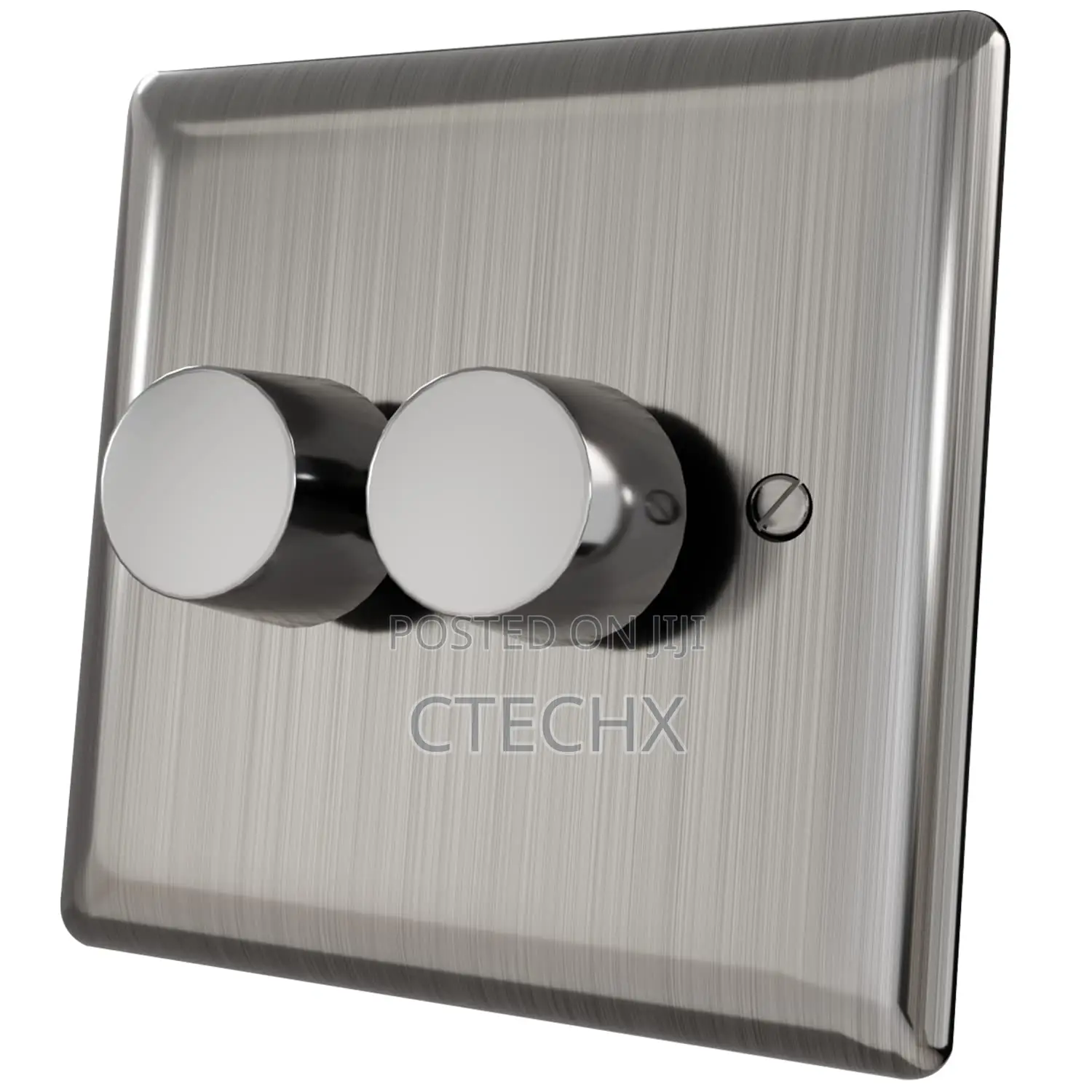 Led-dimmer-switch 2 Gang 2-way, Push On/Off Rotary For Dimmablebulbs