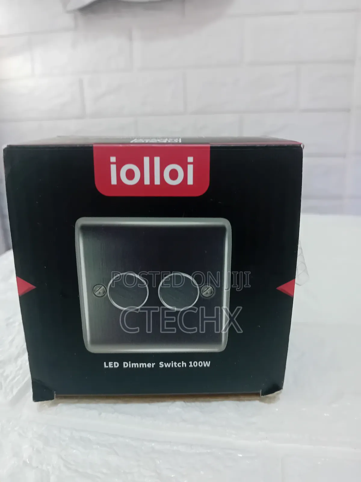 Led-dimmer-switch 2 Gang 2-way, Push On/Off Rotary For Dimmablebulbs