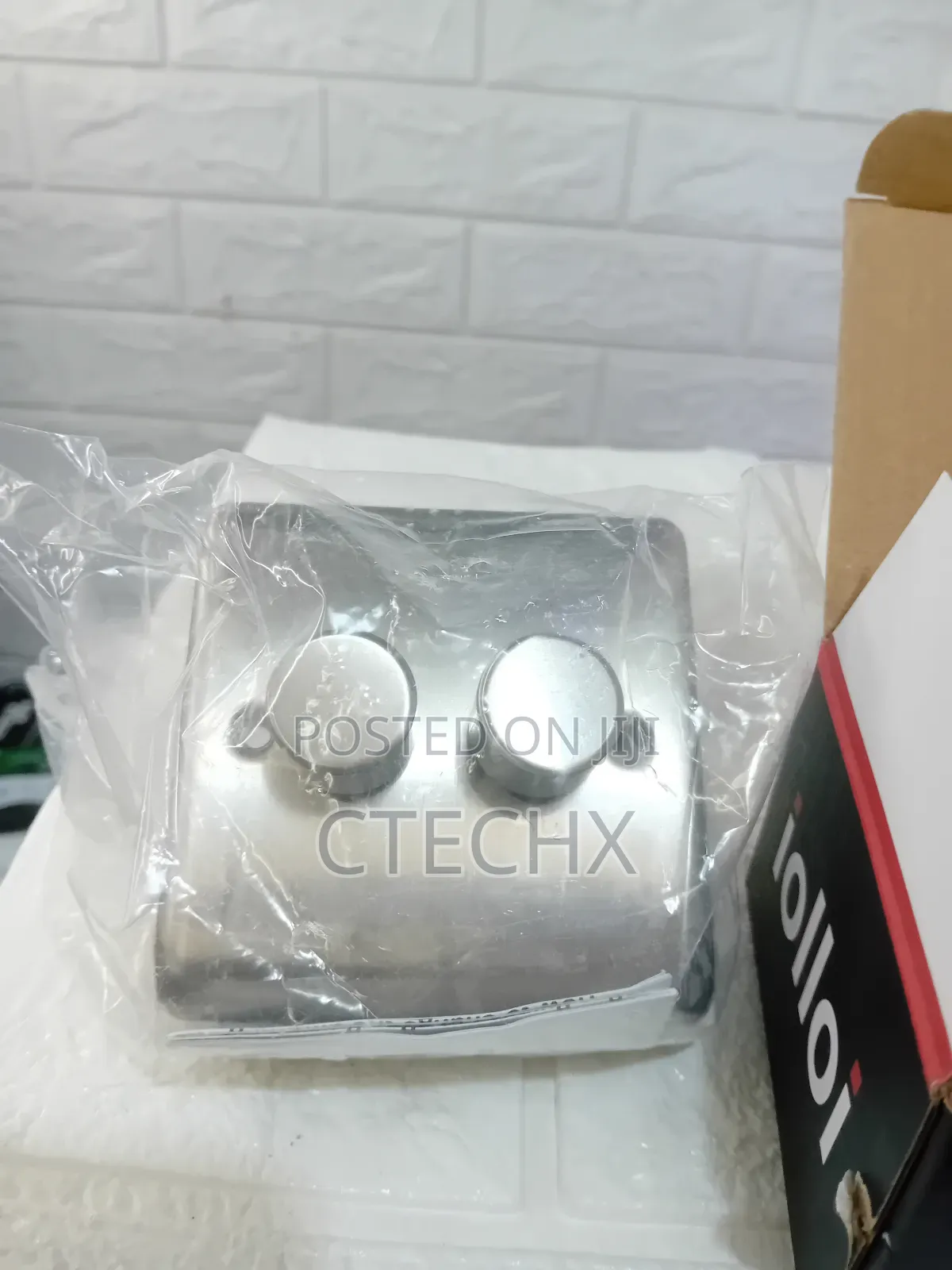 Led-dimmer-switch 2 Gang 2-way, Push On/Off Rotary For Dimmablebulbs