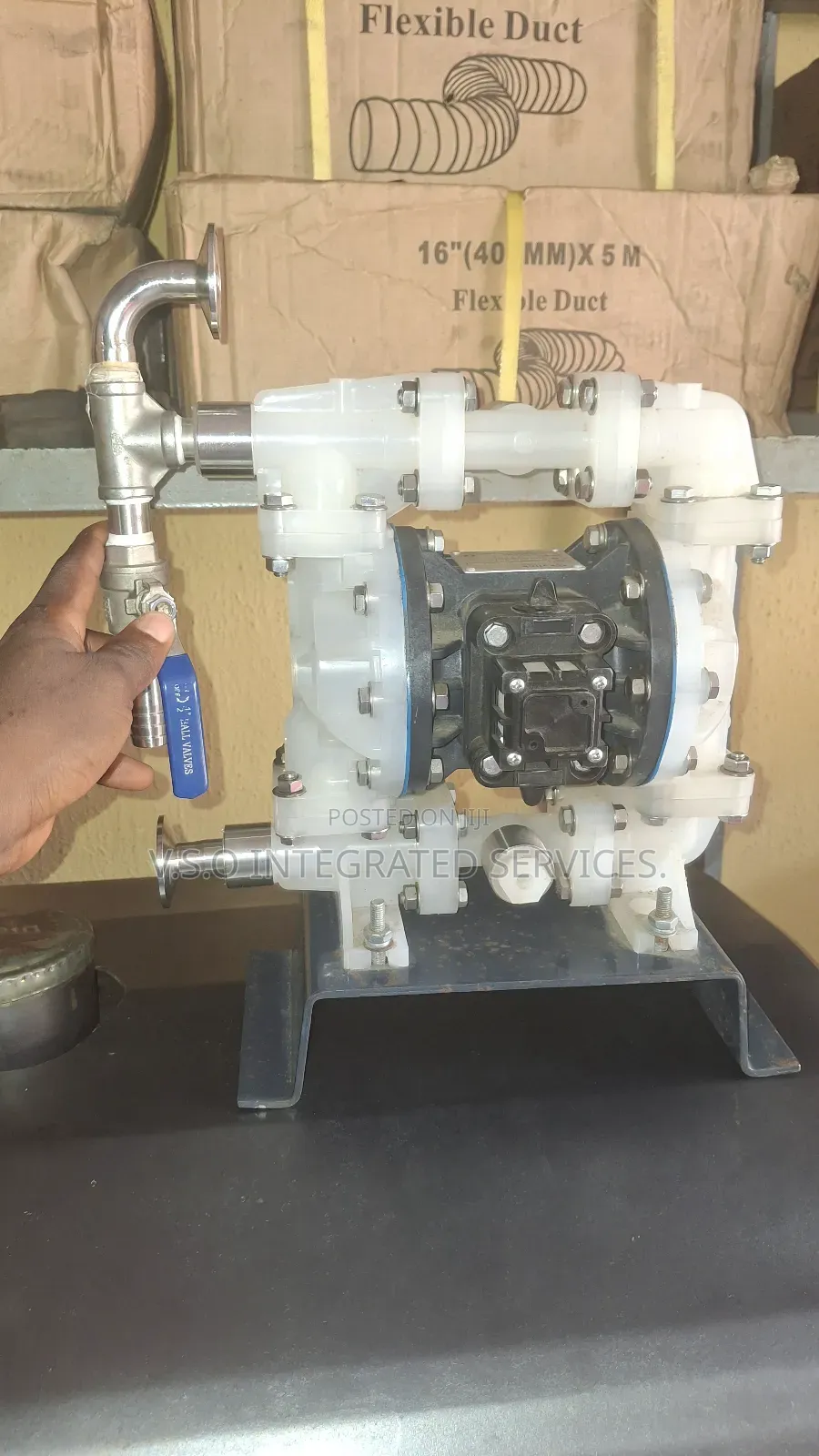 1/2" Sky Link Teflon Double Diaphragm Pump